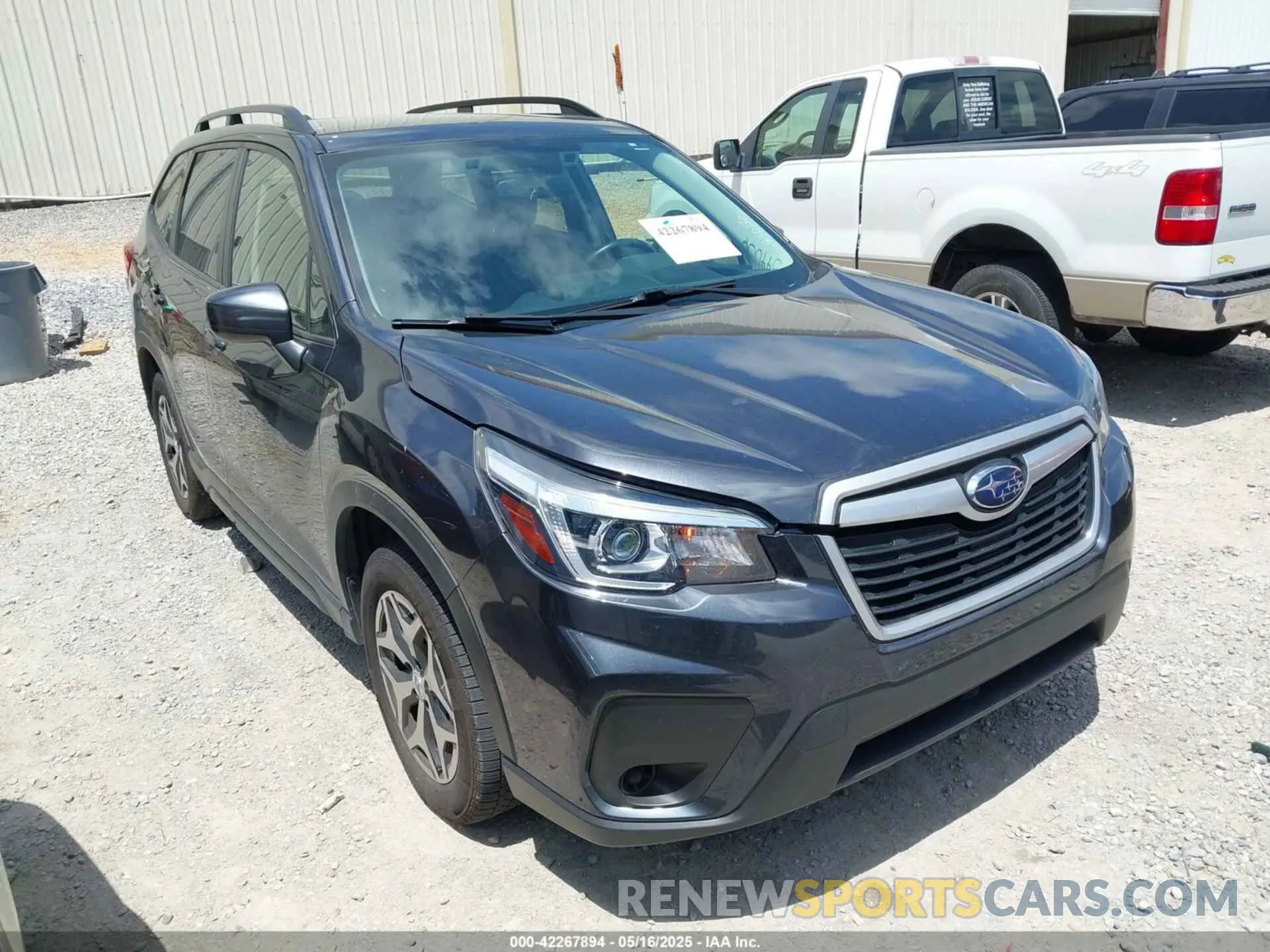 1 Photograph of a damaged car JF2SKAEC3KH544056 SUBARU FORESTER 2019