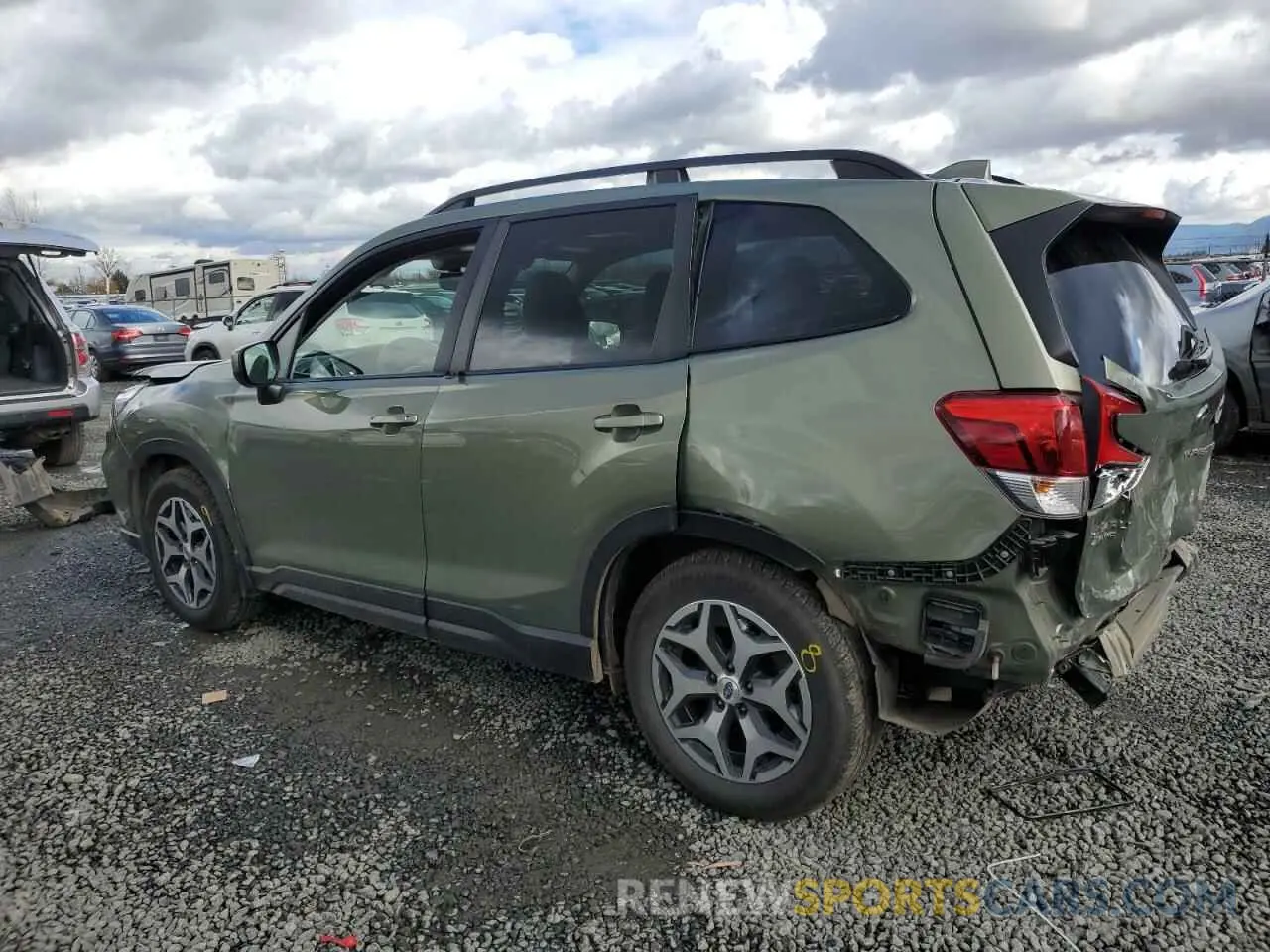 2 Photograph of a damaged car JF2SKAEC3KH589384 SUBARU FORESTER 2019