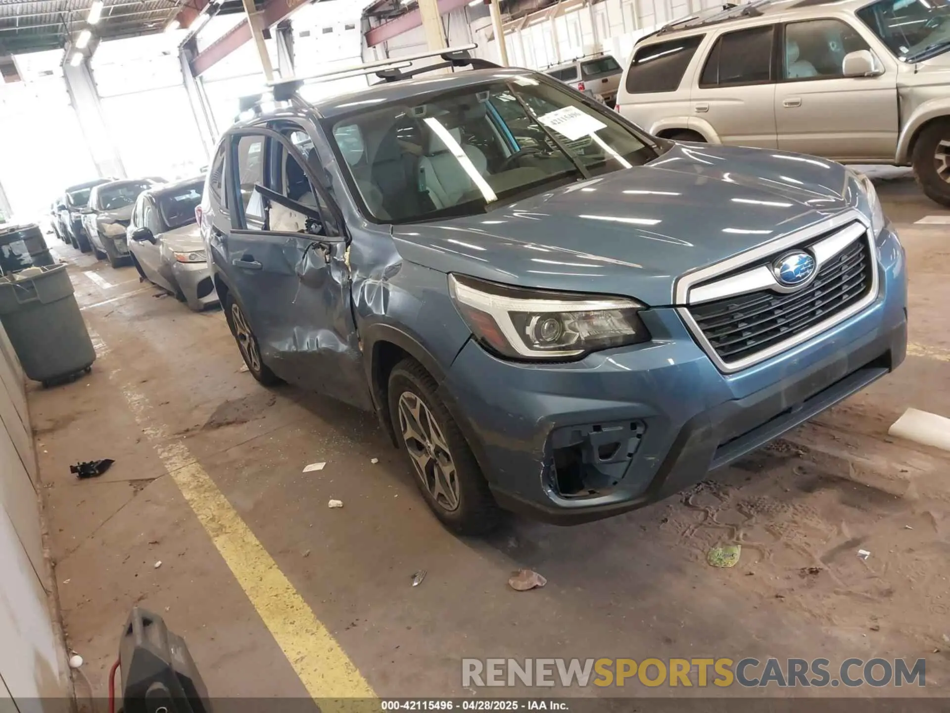 1 Photograph of a damaged car JF2SKAEC3KH590972 SUBARU FORESTER 2019