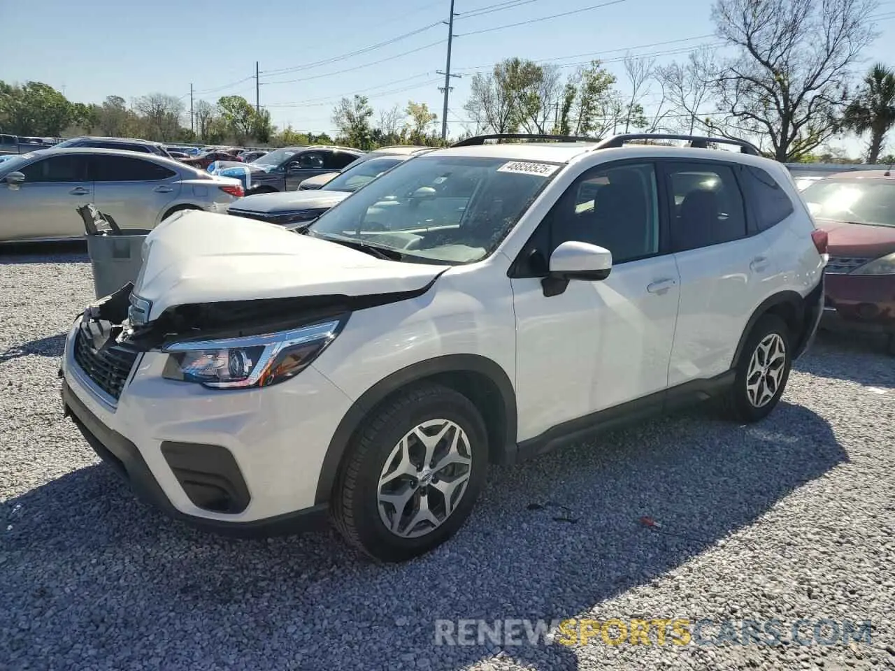 1 Photograph of a damaged car JF2SKAEC4KH508022 SUBARU FORESTER 2019