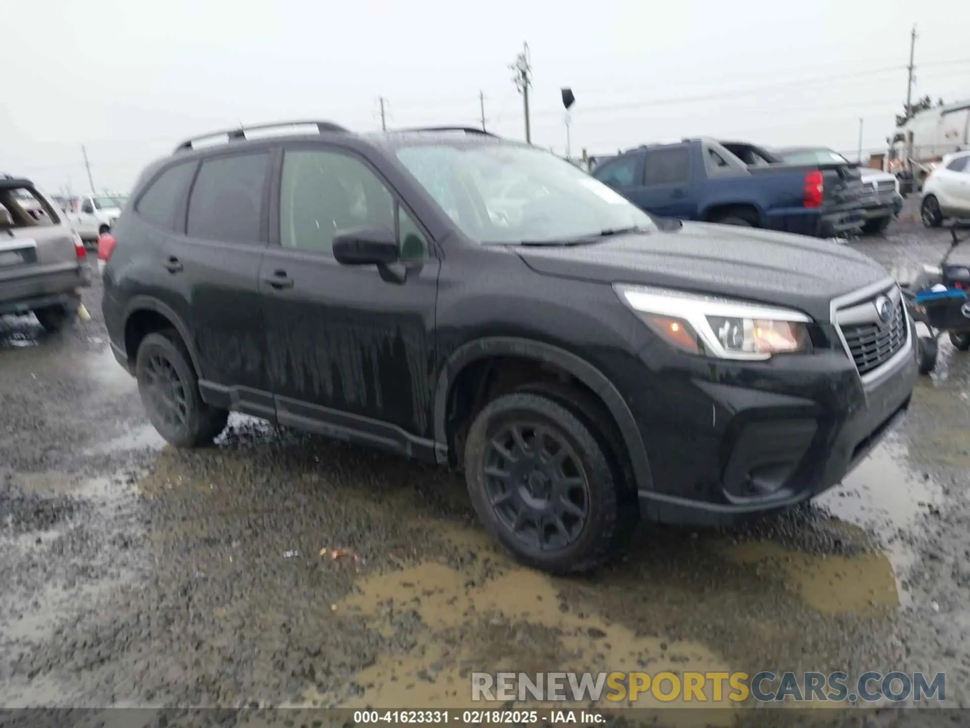 1 Photograph of a damaged car JF2SKAEC6KH551325 SUBARU FORESTER 2019