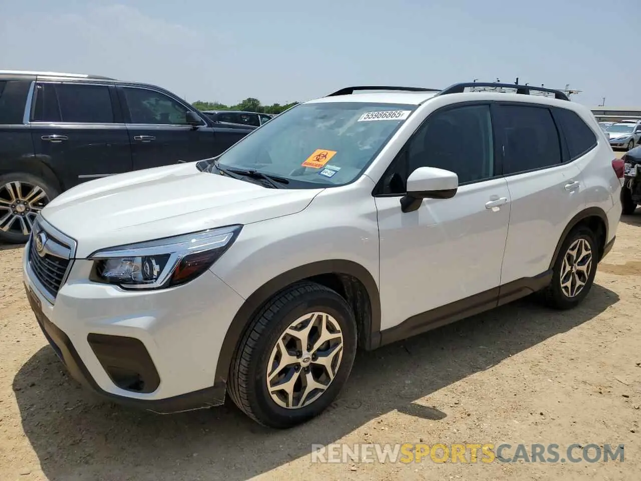 1 Photograph of a damaged car JF2SKAEC7KH518012 SUBARU FORESTER 2019