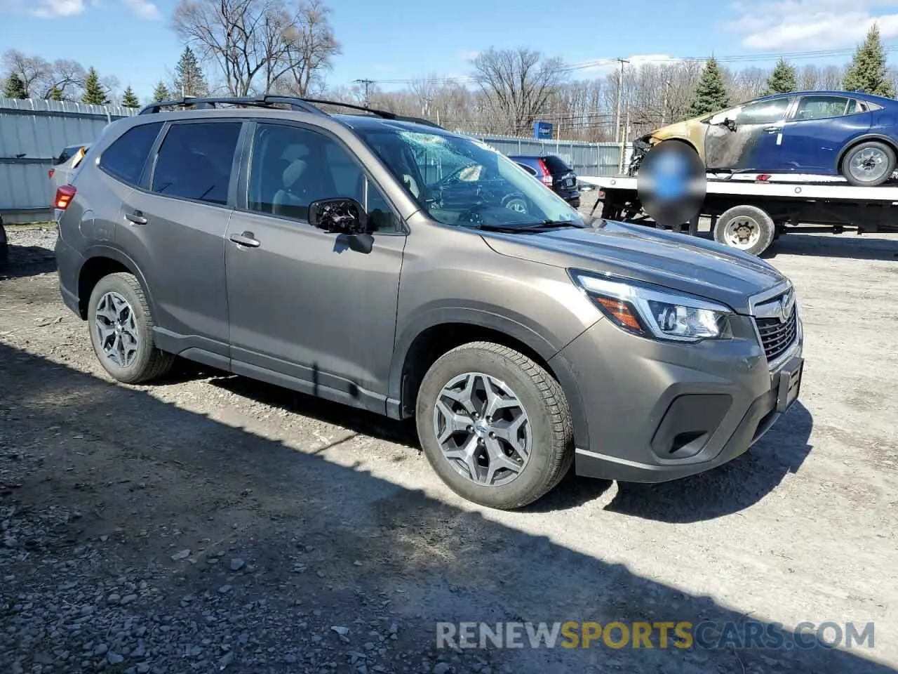 4 Photograph of a damaged car JF2SKAEC7KH593874 SUBARU FORESTER 2019