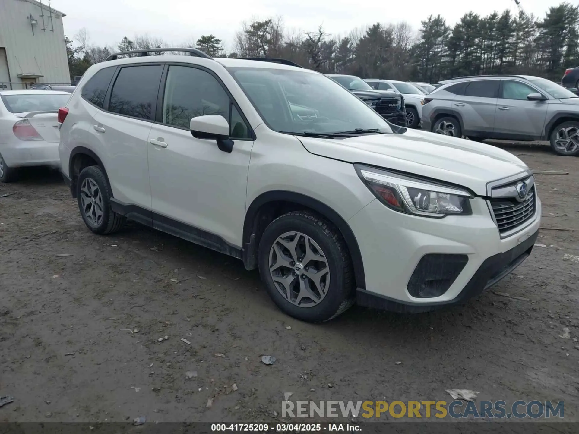 1 Photograph of a damaged car JF2SKAEC8KH487952 SUBARU FORESTER 2019