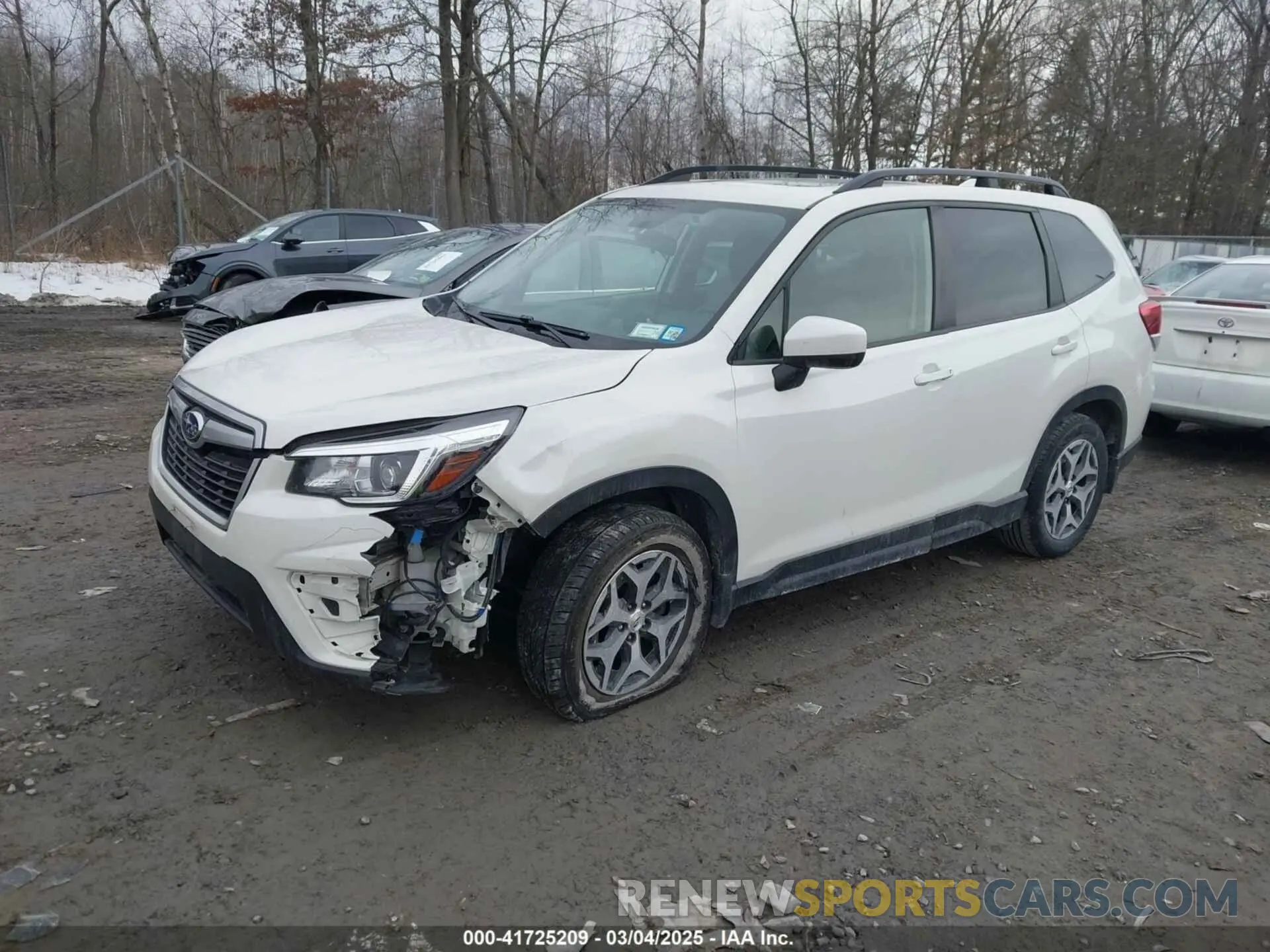 2 Photograph of a damaged car JF2SKAEC8KH487952 SUBARU FORESTER 2019