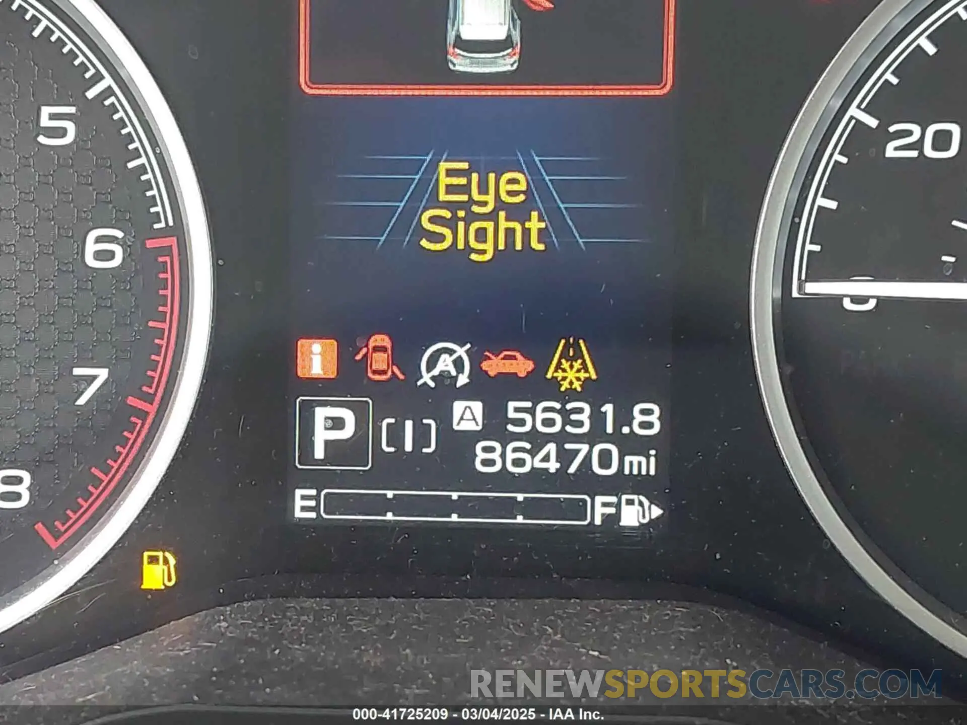 7 Photograph of a damaged car JF2SKAEC8KH487952 SUBARU FORESTER 2019