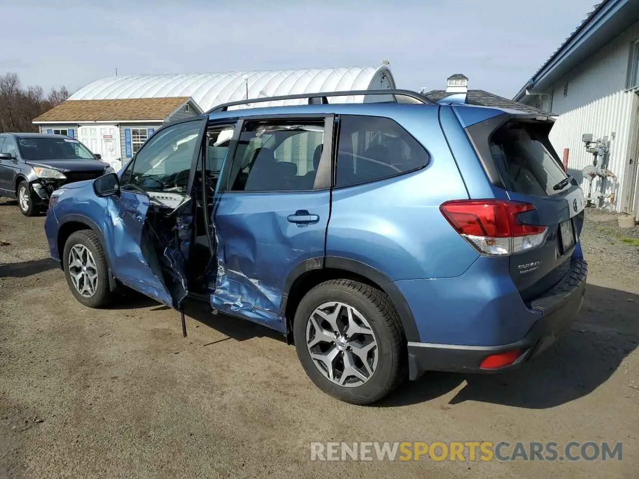2 Photograph of a damaged car JF2SKAEC8KH573830 SUBARU FORESTER 2019