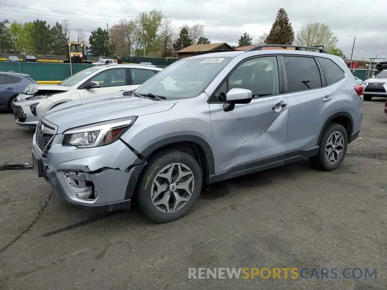 1 Photograph of a damaged car JF2SKAECXKH526573 SUBARU FORESTER 2019