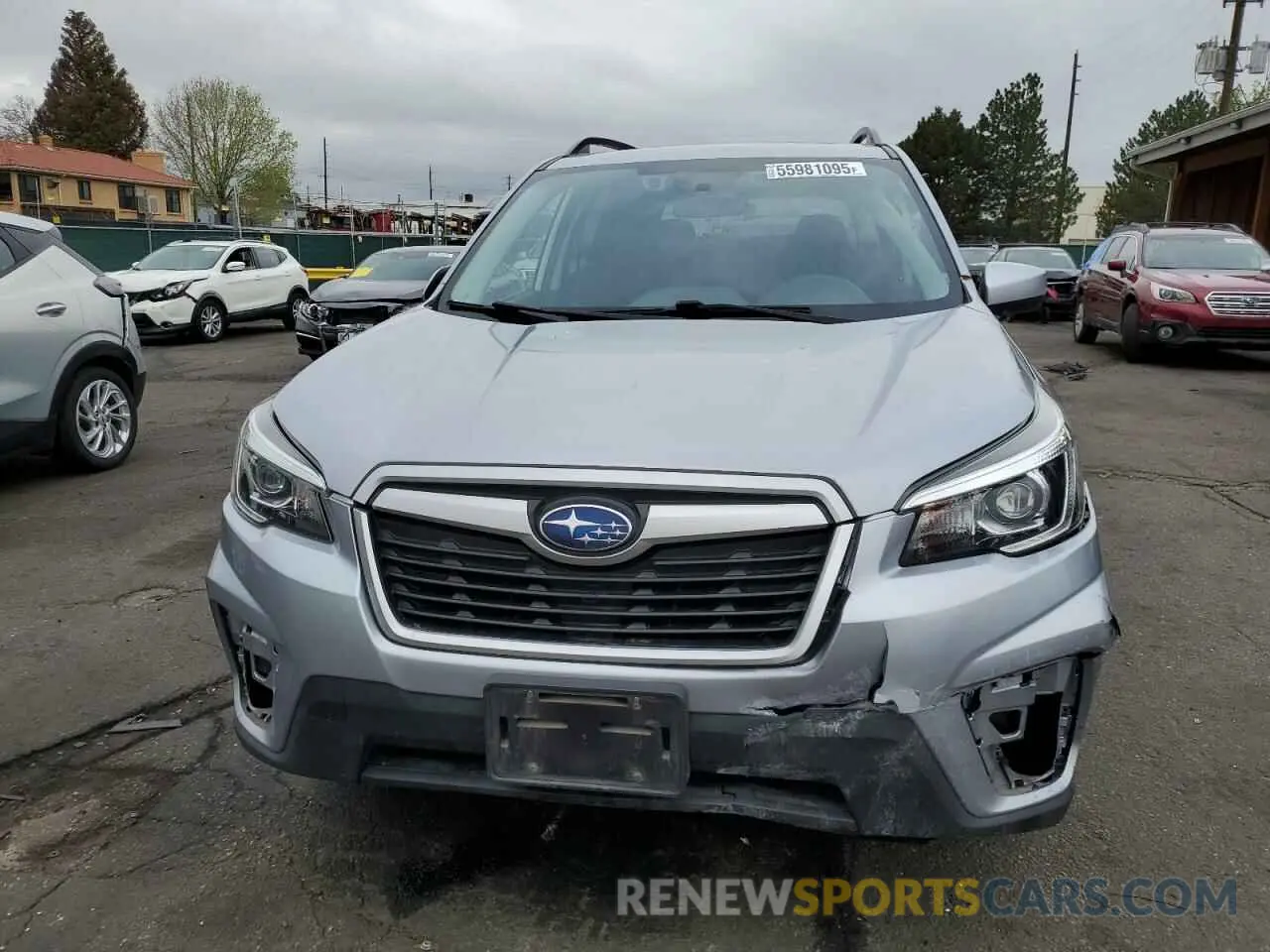 5 Photograph of a damaged car JF2SKAECXKH526573 SUBARU FORESTER 2019