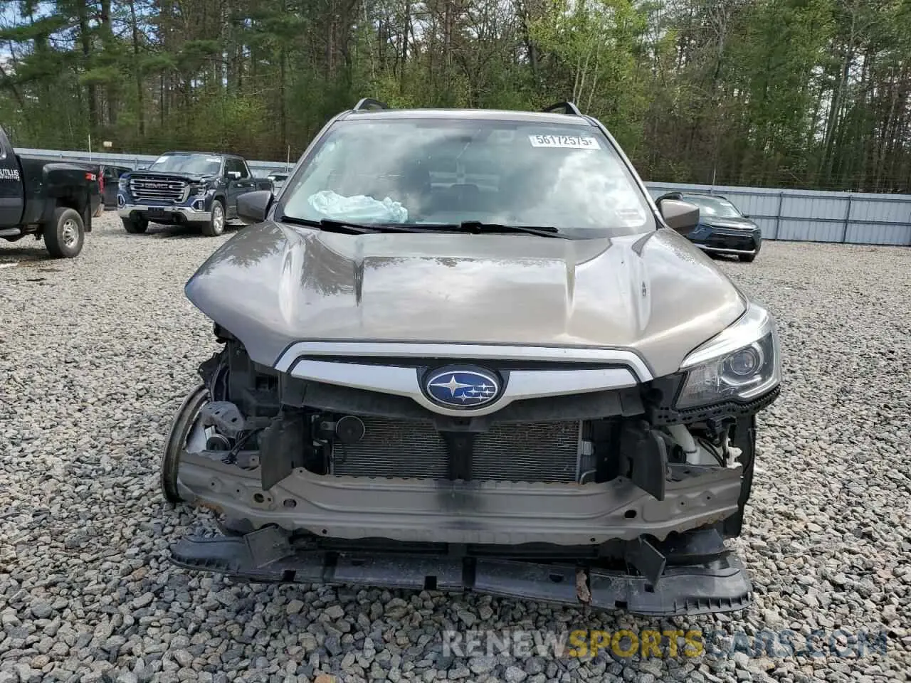 5 Photograph of a damaged car JF2SKAGC0KH406181 SUBARU FORESTER 2019