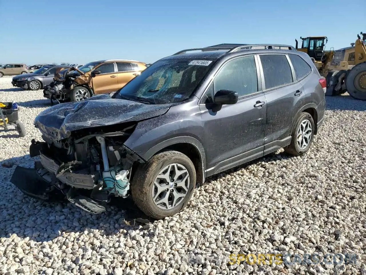 1 Photograph of a damaged car JF2SKAGC0KH521458 SUBARU FORESTER 2019