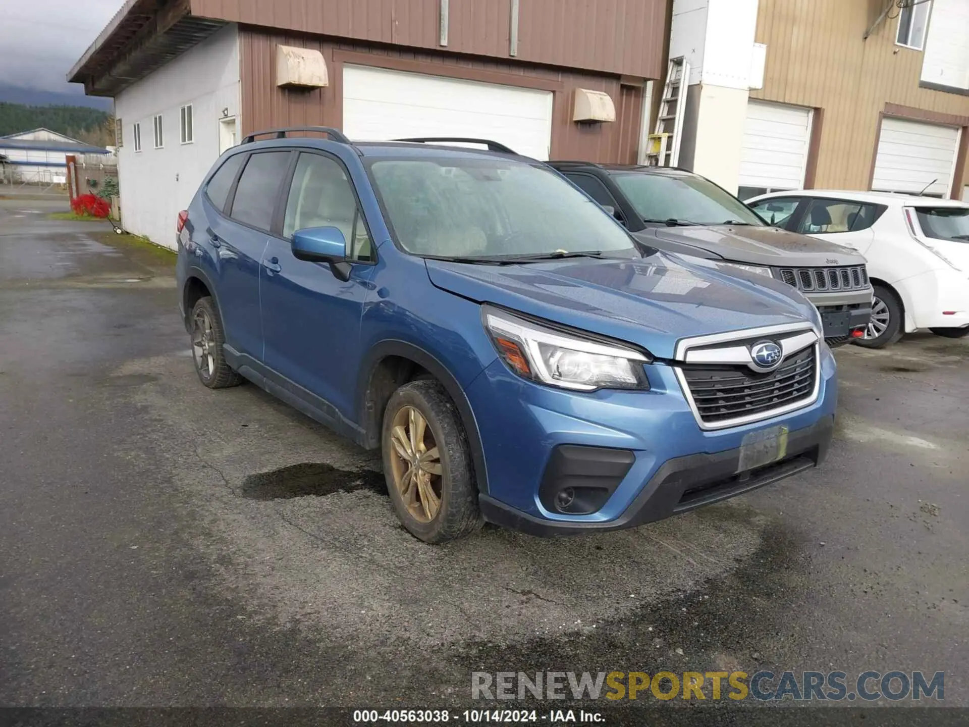 1 Photograph of a damaged car JF2SKAGC0KH576296 SUBARU FORESTER 2019