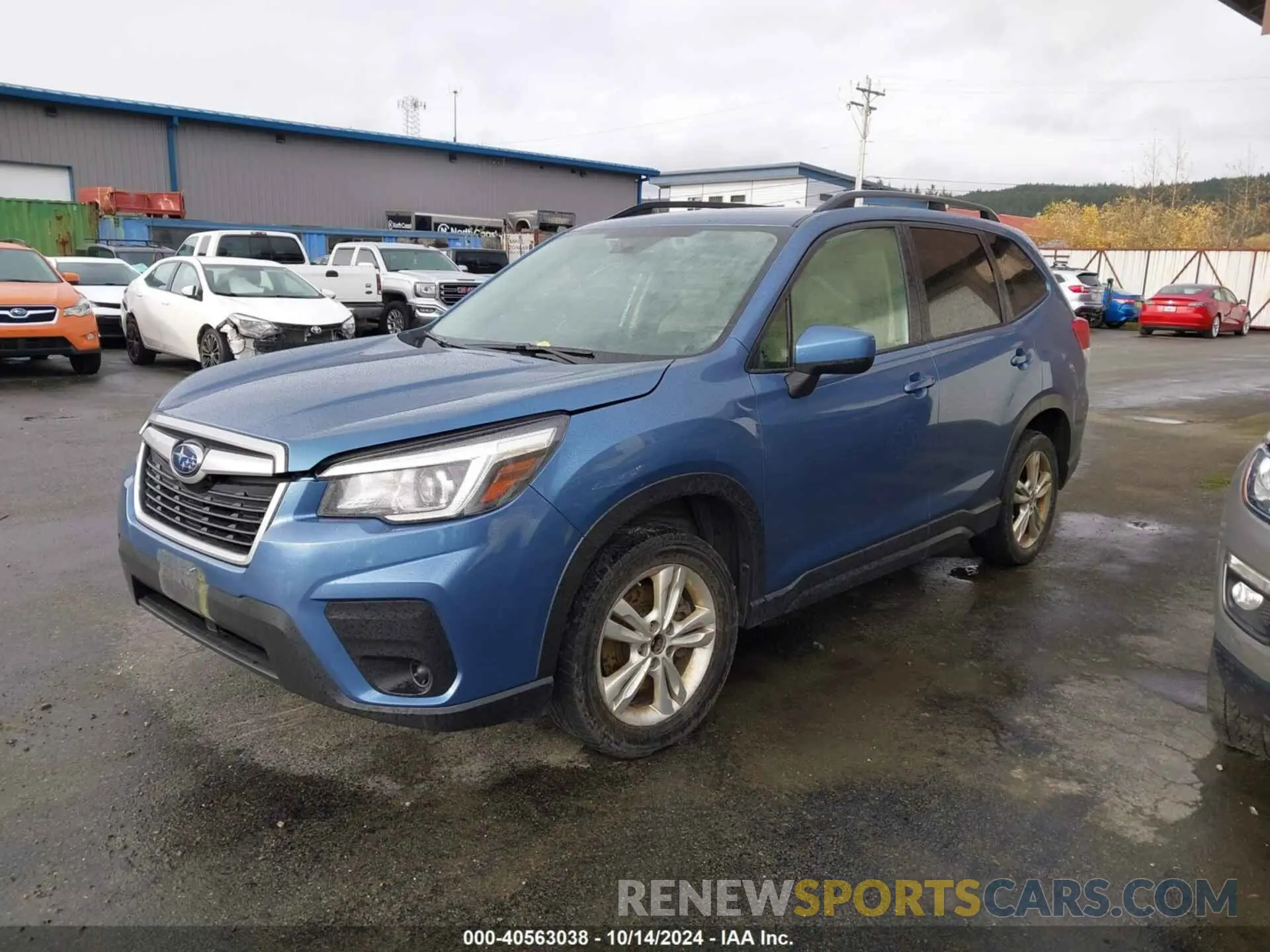 2 Photograph of a damaged car JF2SKAGC0KH576296 SUBARU FORESTER 2019