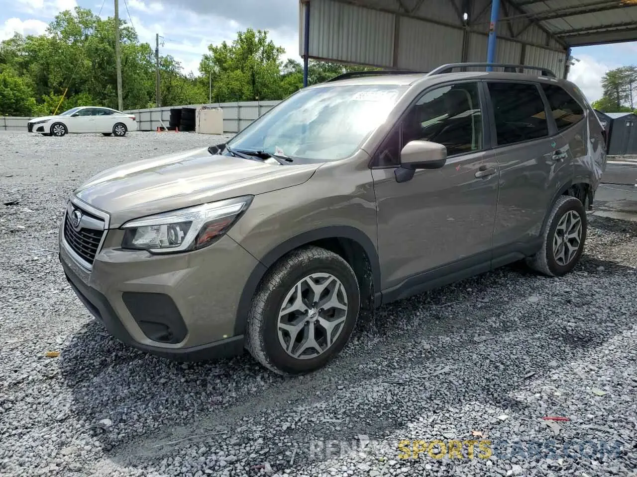 1 Photograph of a damaged car JF2SKAGC1KH428920 SUBARU FORESTER 2019