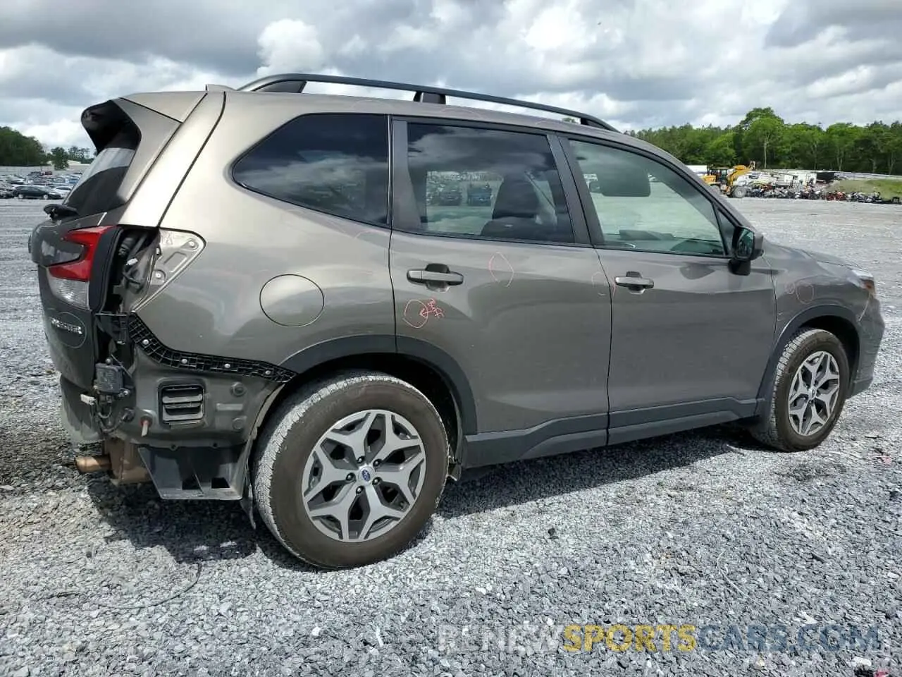 3 Photograph of a damaged car JF2SKAGC1KH428920 SUBARU FORESTER 2019