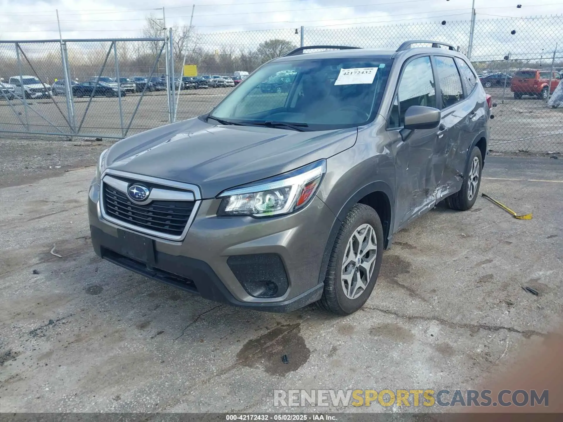 2 Photograph of a damaged car JF2SKAGC1KH434894 SUBARU FORESTER 2019