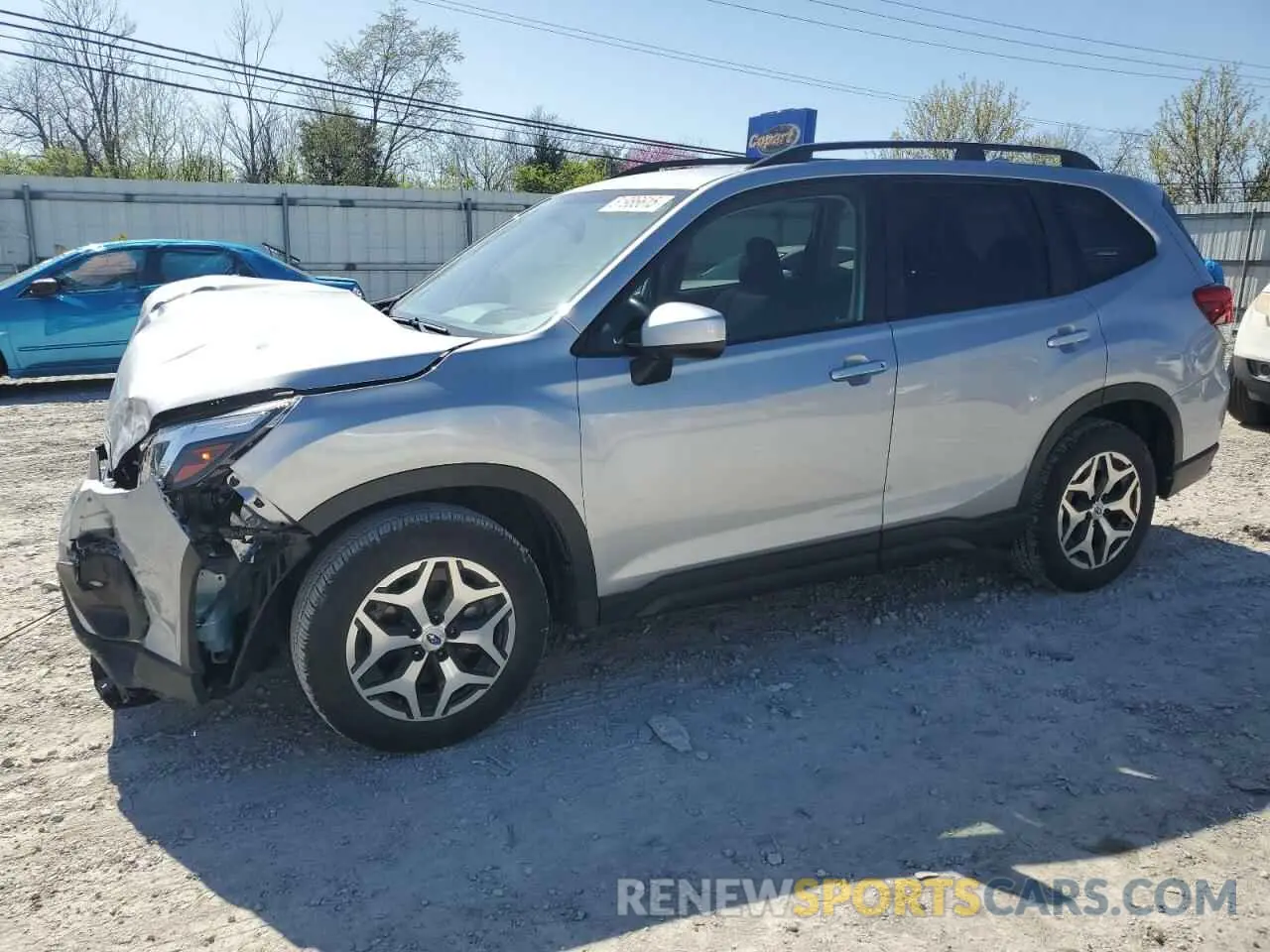1 Photograph of a damaged car JF2SKAGC2KH462848 SUBARU FORESTER 2019