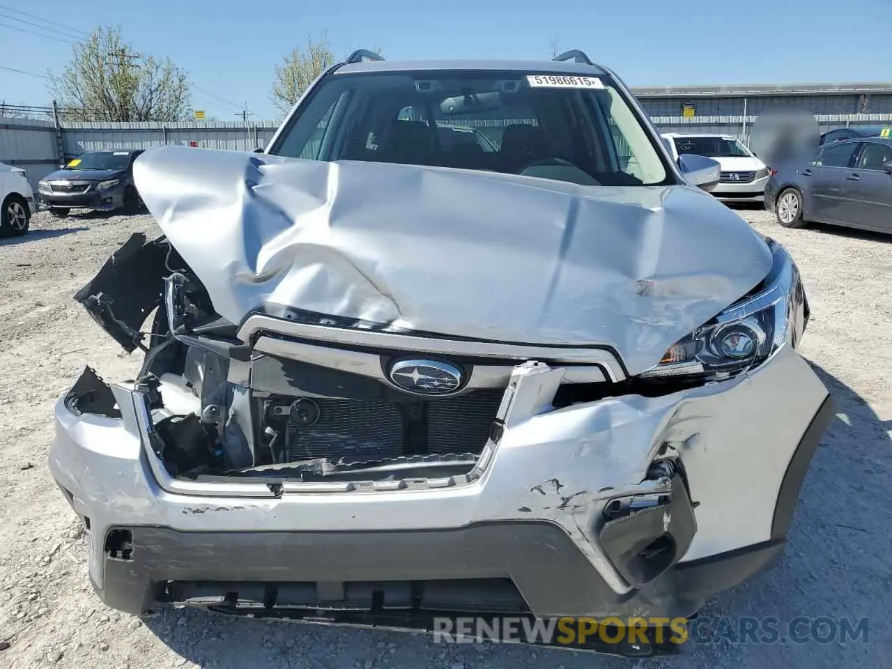 5 Photograph of a damaged car JF2SKAGC2KH462848 SUBARU FORESTER 2019