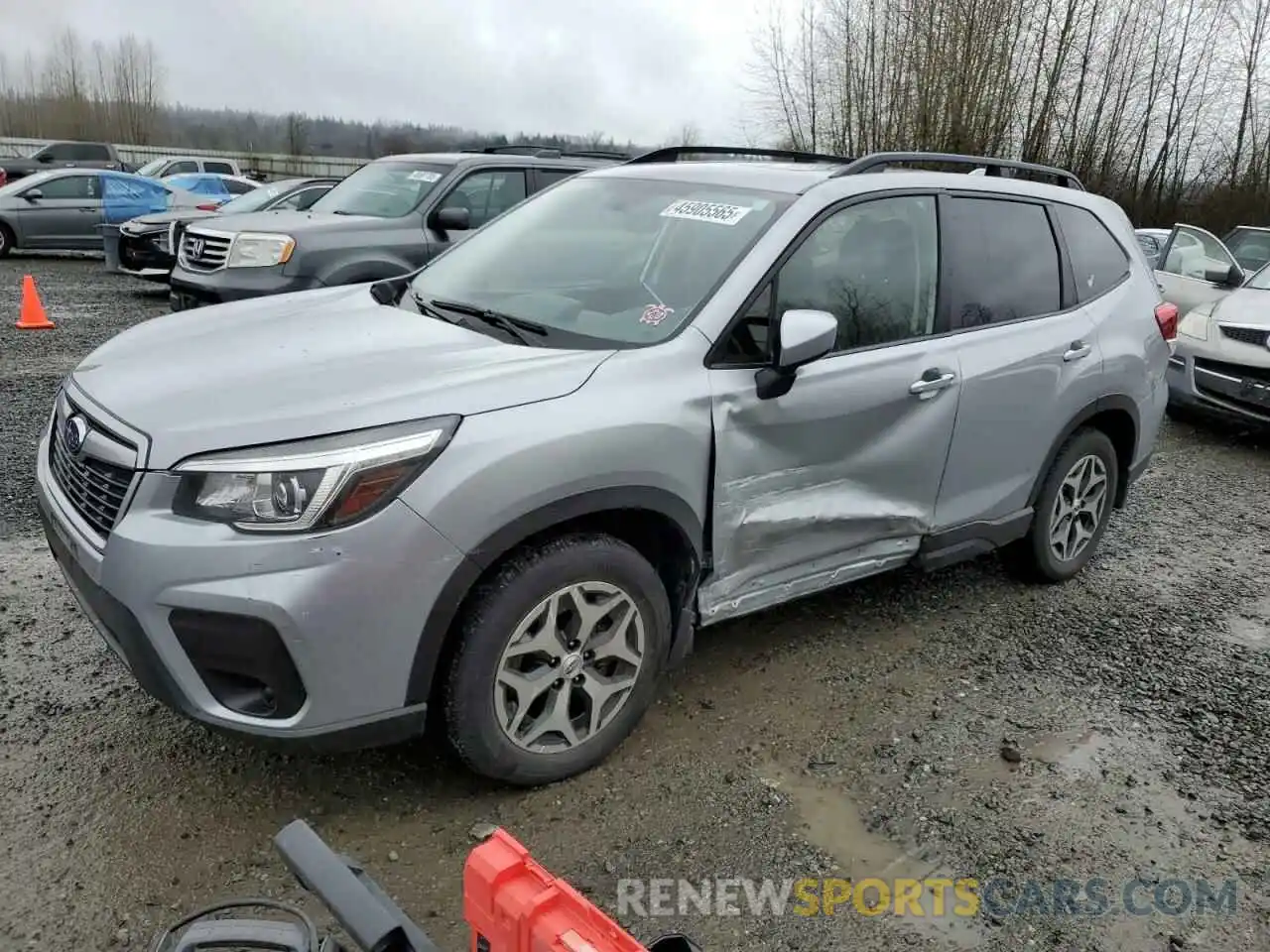 1 Photograph of a damaged car JF2SKAGC2KH481397 SUBARU FORESTER 2019