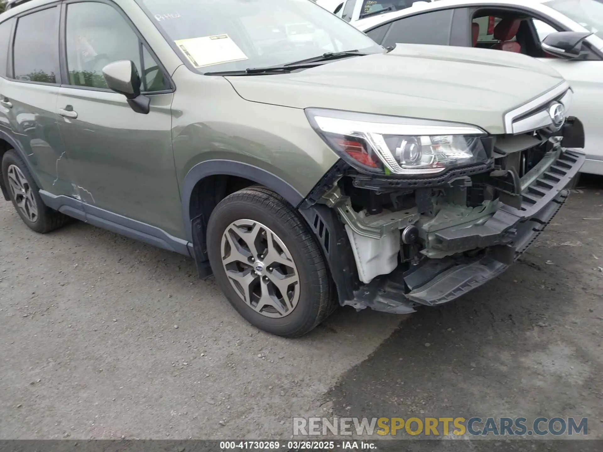 1 Photograph of a damaged car JF2SKAGC3KH411522 SUBARU FORESTER 2019