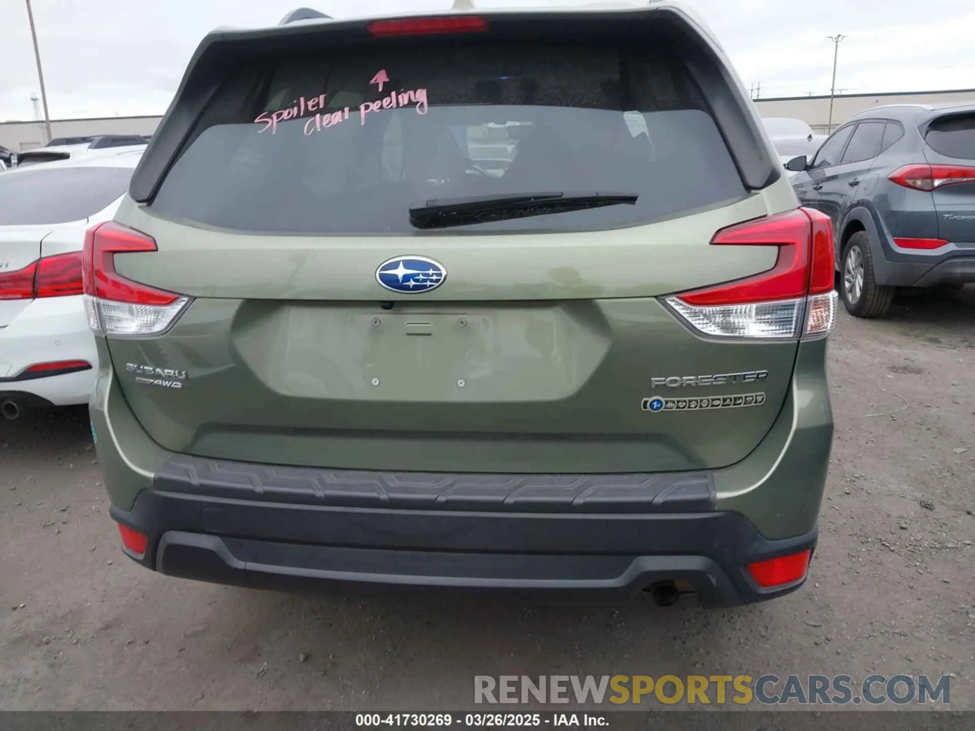 16 Photograph of a damaged car JF2SKAGC3KH411522 SUBARU FORESTER 2019