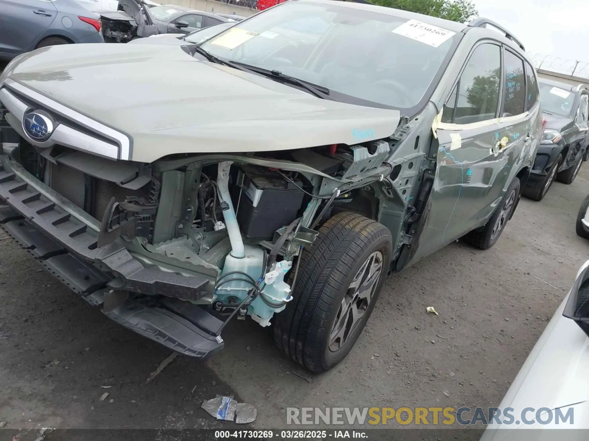 2 Photograph of a damaged car JF2SKAGC3KH411522 SUBARU FORESTER 2019