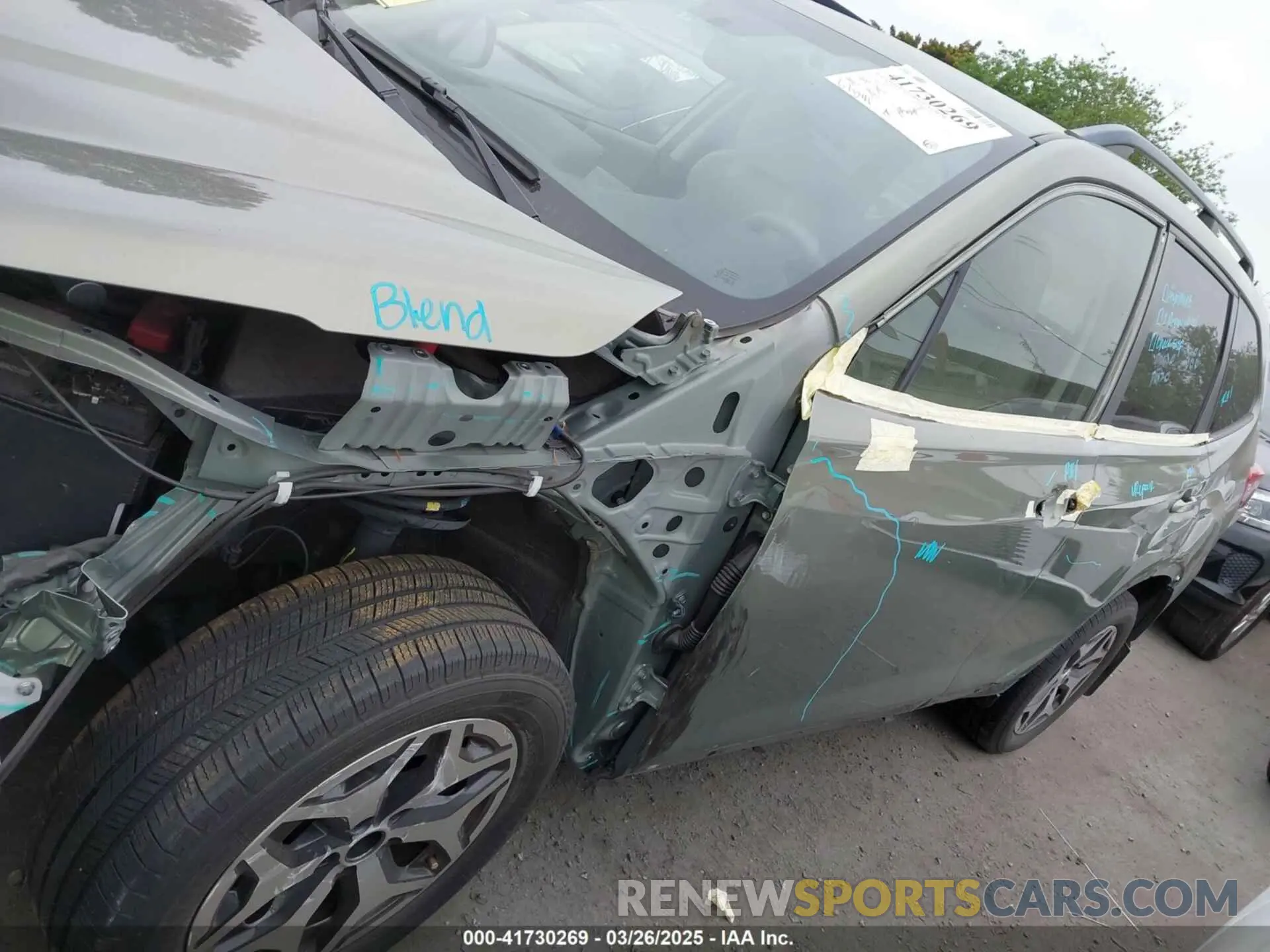 6 Photograph of a damaged car JF2SKAGC3KH411522 SUBARU FORESTER 2019