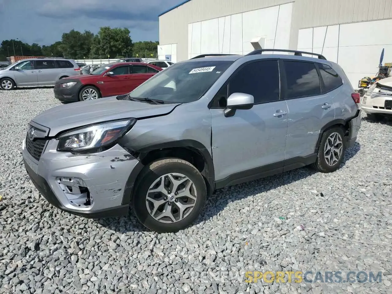 1 Photograph of a damaged car JF2SKAGC3KH424836 SUBARU FORESTER 2019
