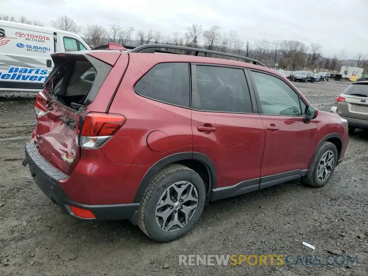 3 Photograph of a damaged car JF2SKAGC3KH579712 SUBARU FORESTER 2019