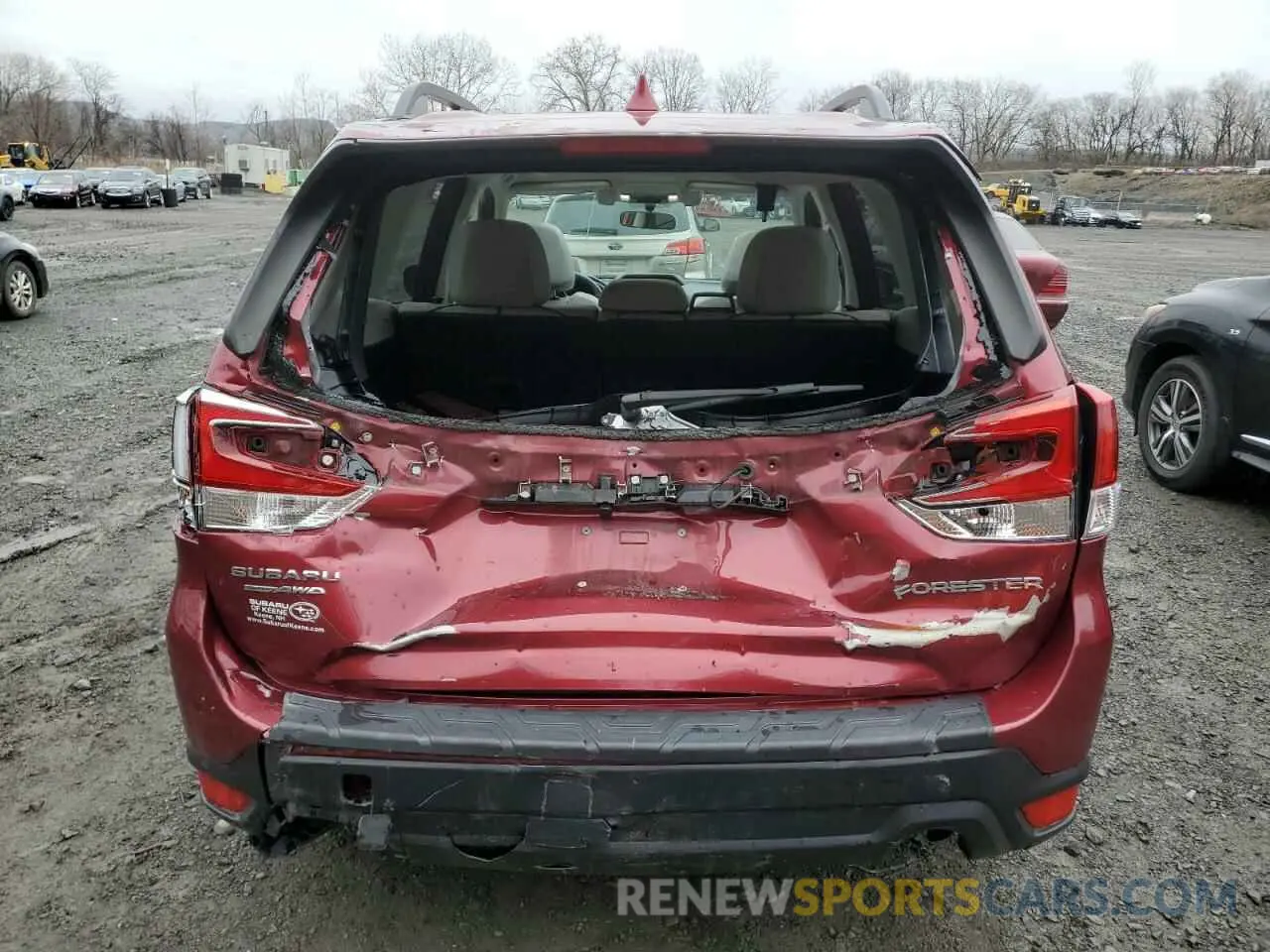 6 Photograph of a damaged car JF2SKAGC3KH579712 SUBARU FORESTER 2019