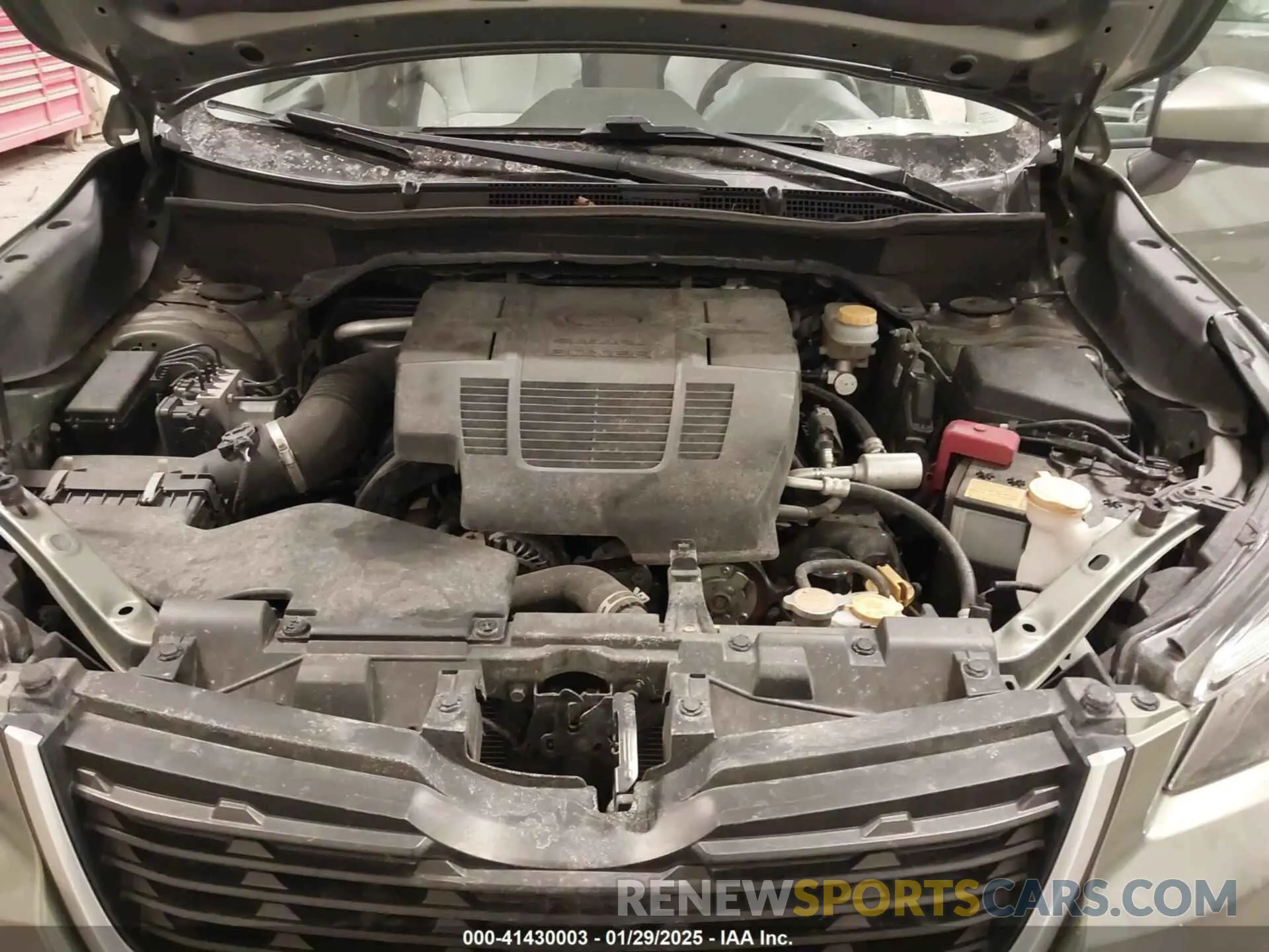 10 Photograph of a damaged car JF2SKAGC3KH584585 SUBARU FORESTER 2019