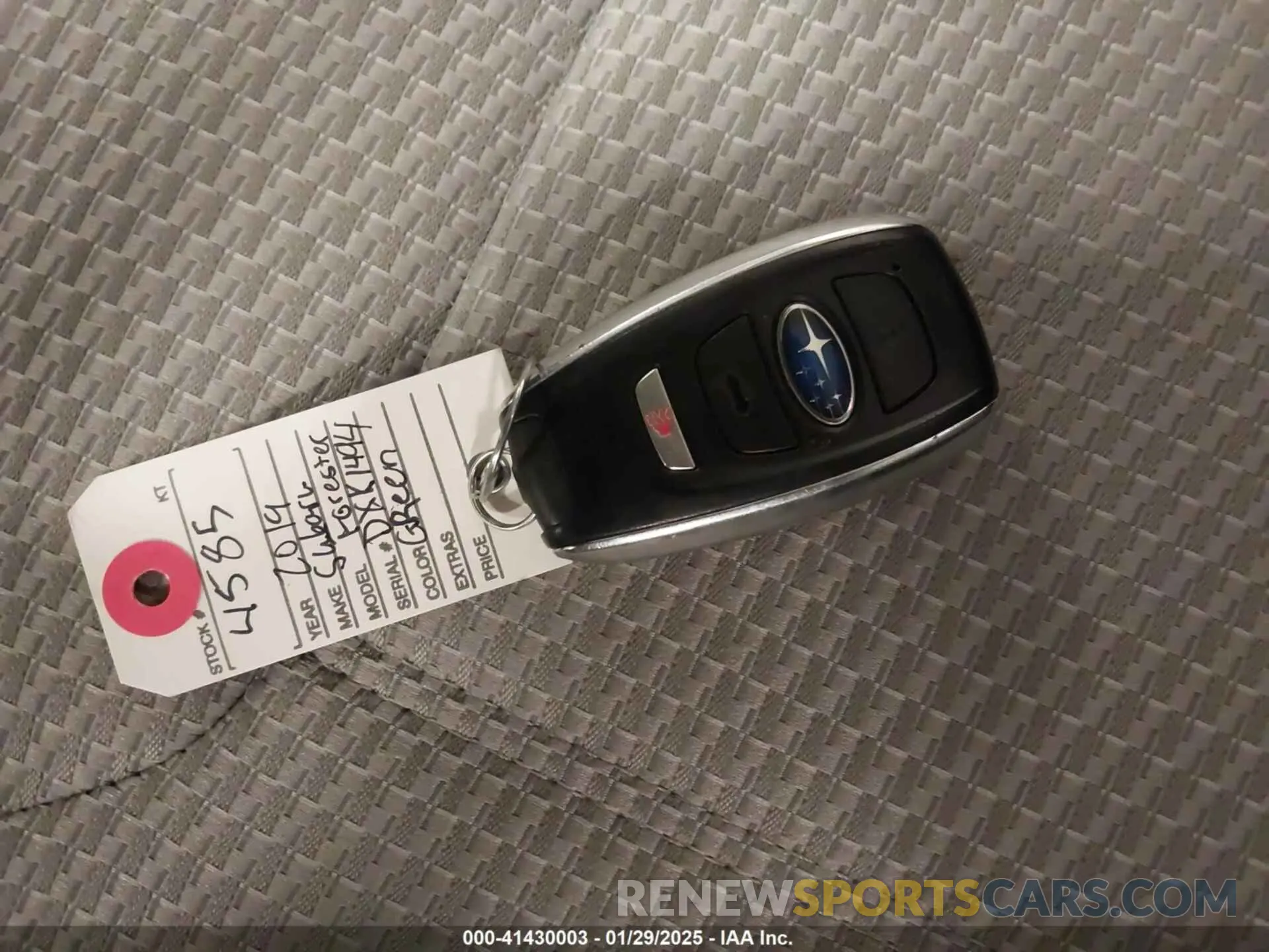 11 Photograph of a damaged car JF2SKAGC3KH584585 SUBARU FORESTER 2019
