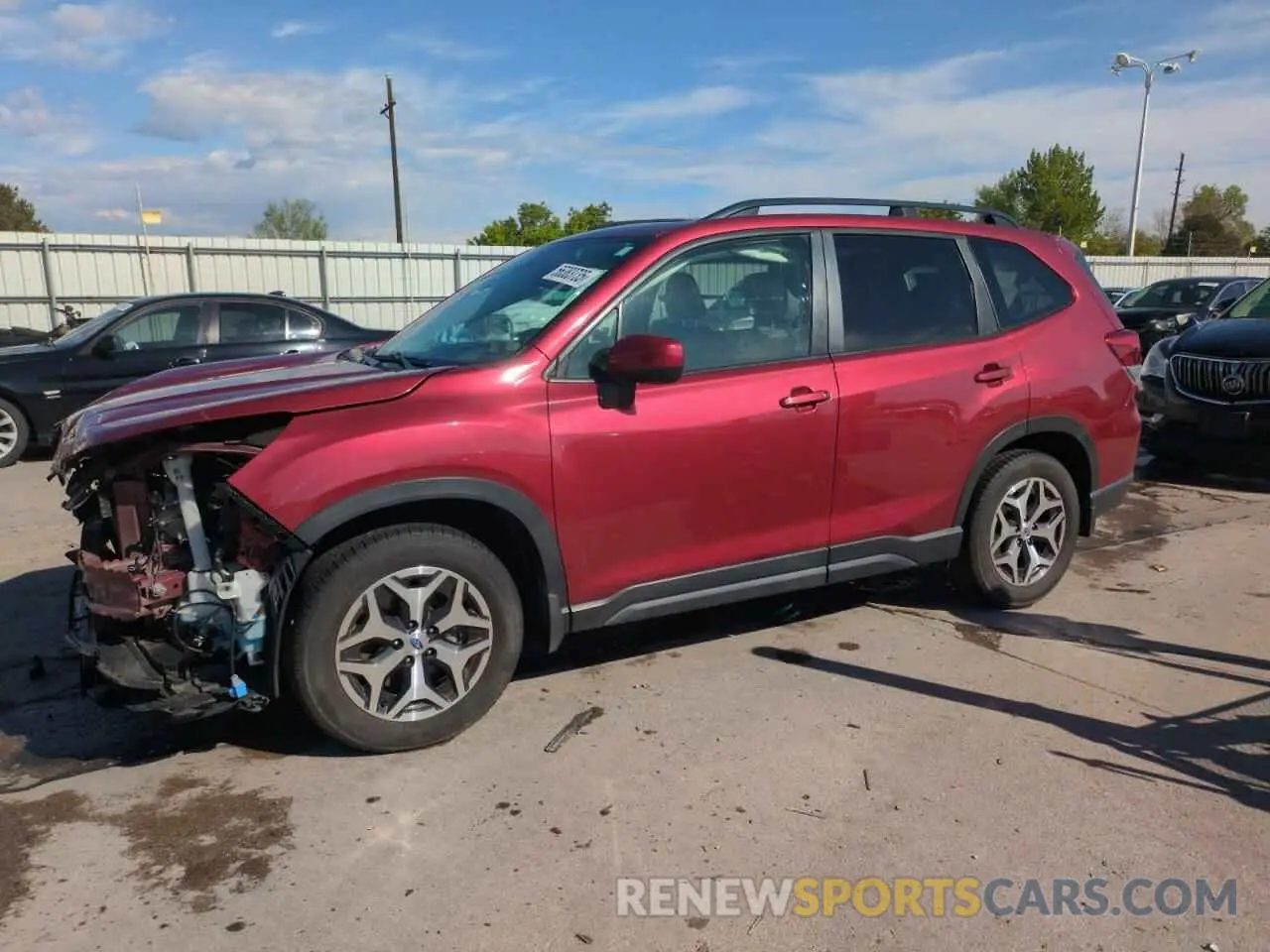1 Photograph of a damaged car JF2SKAGC3KH590936 SUBARU FORESTER 2019