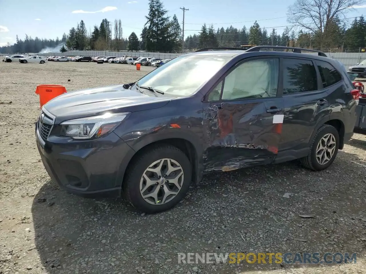 1 Photograph of a damaged car JF2SKAGC4KH410573 SUBARU FORESTER 2019