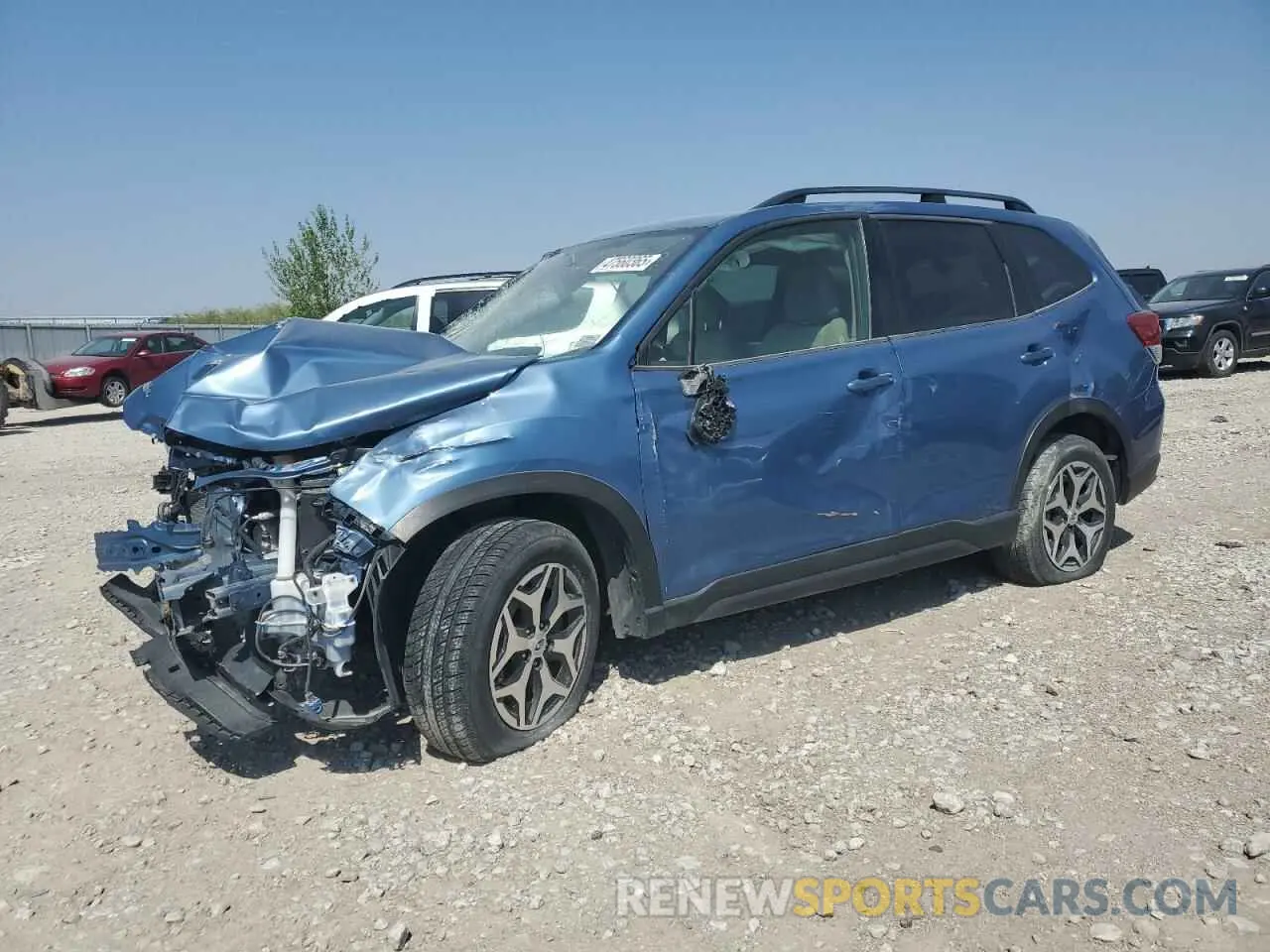 1 Photograph of a damaged car JF2SKAGC5KH437622 SUBARU FORESTER 2019