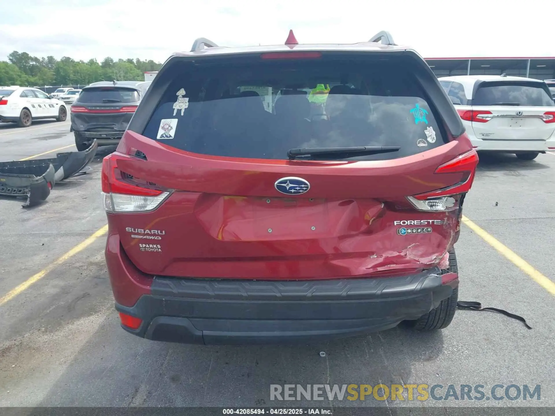 17 Photograph of a damaged car JF2SKAGC5KH451729 SUBARU FORESTER 2019