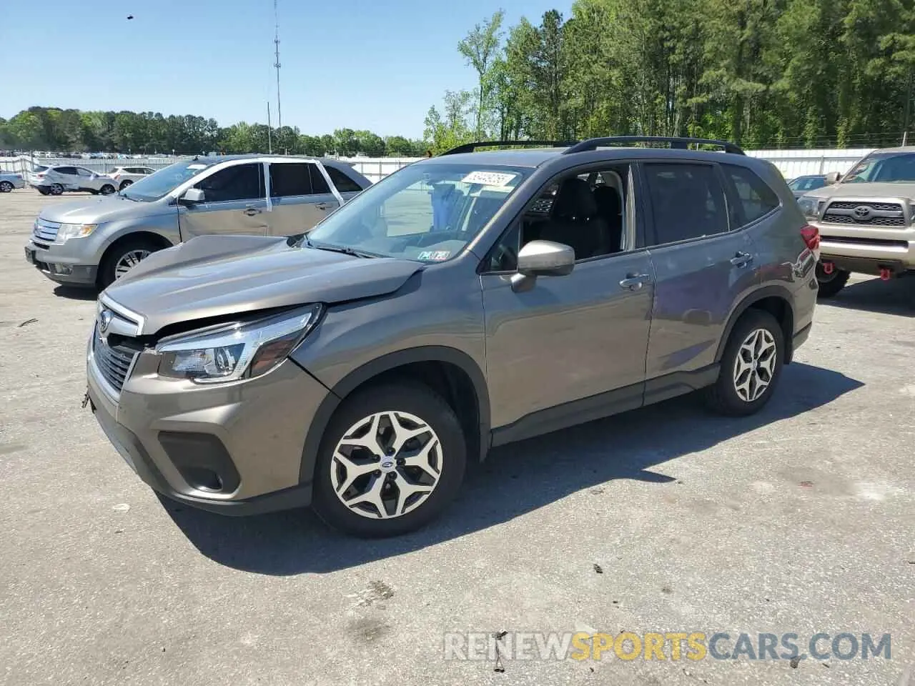 1 Photograph of a damaged car JF2SKAGC6KH587951 SUBARU FORESTER 2019