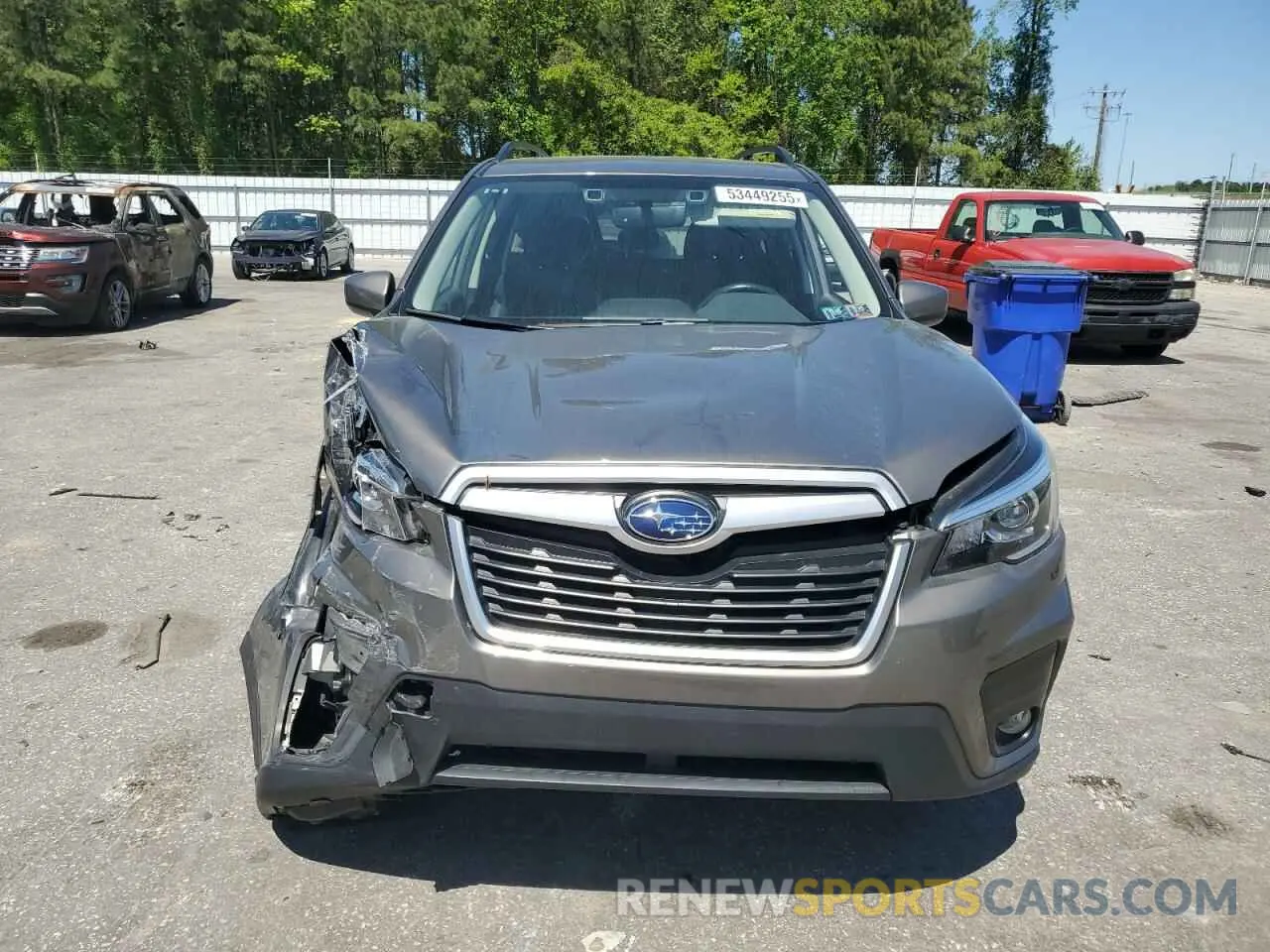 5 Photograph of a damaged car JF2SKAGC6KH587951 SUBARU FORESTER 2019