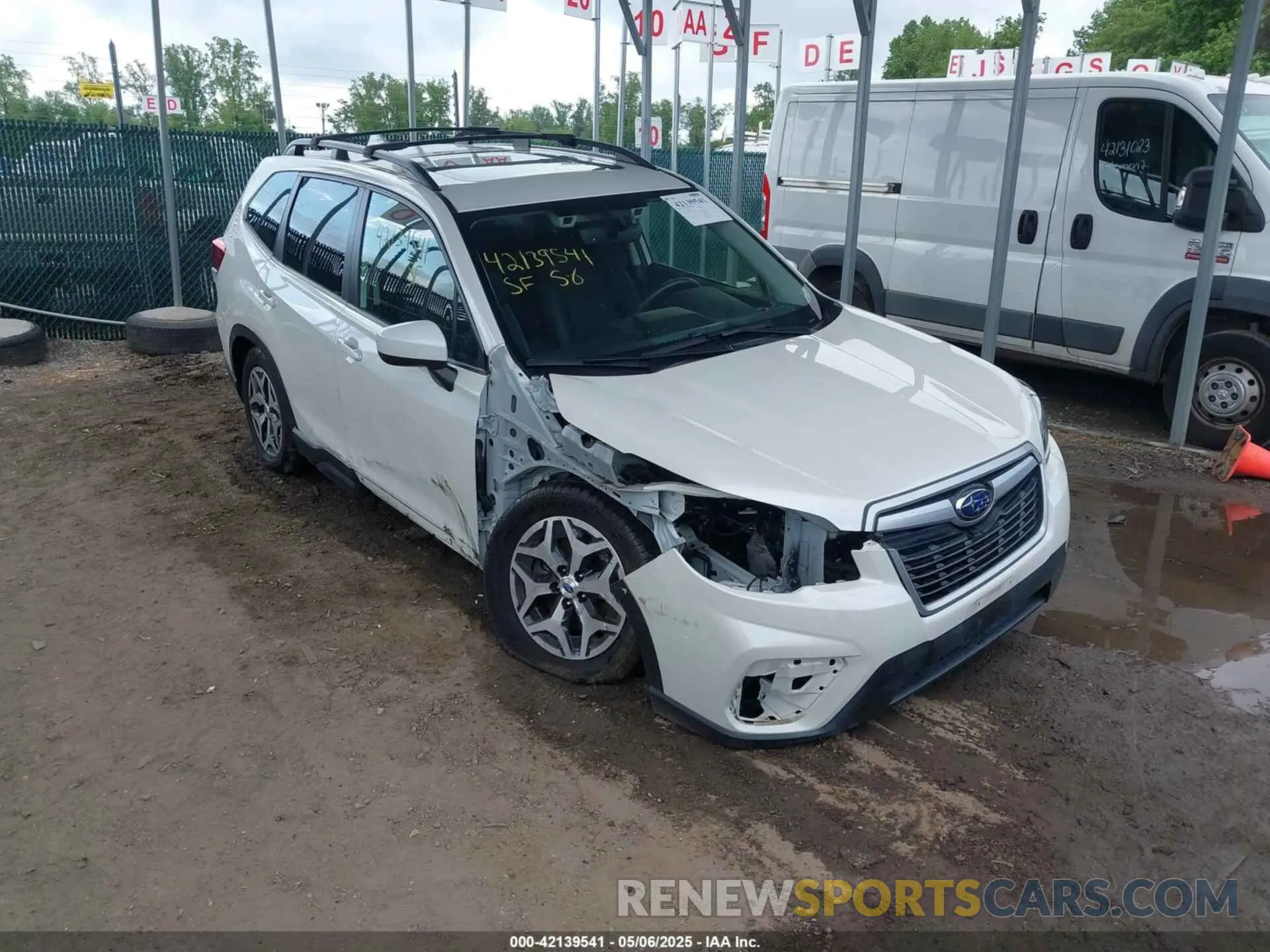 1 Photograph of a damaged car JF2SKAGC7KH469634 SUBARU FORESTER 2019