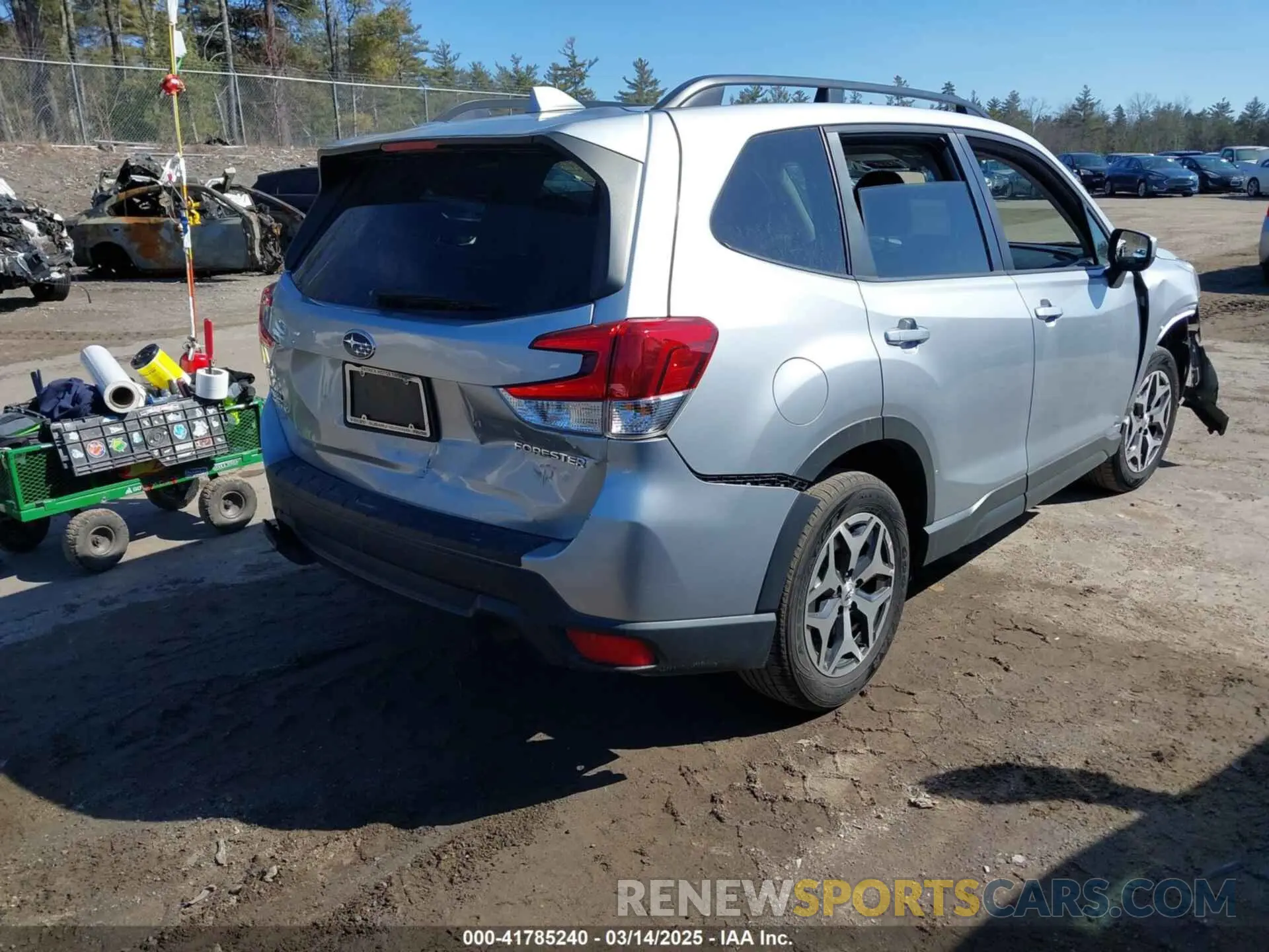4 Photograph of a damaged car JF2SKAGC7KH494081 SUBARU FORESTER 2019