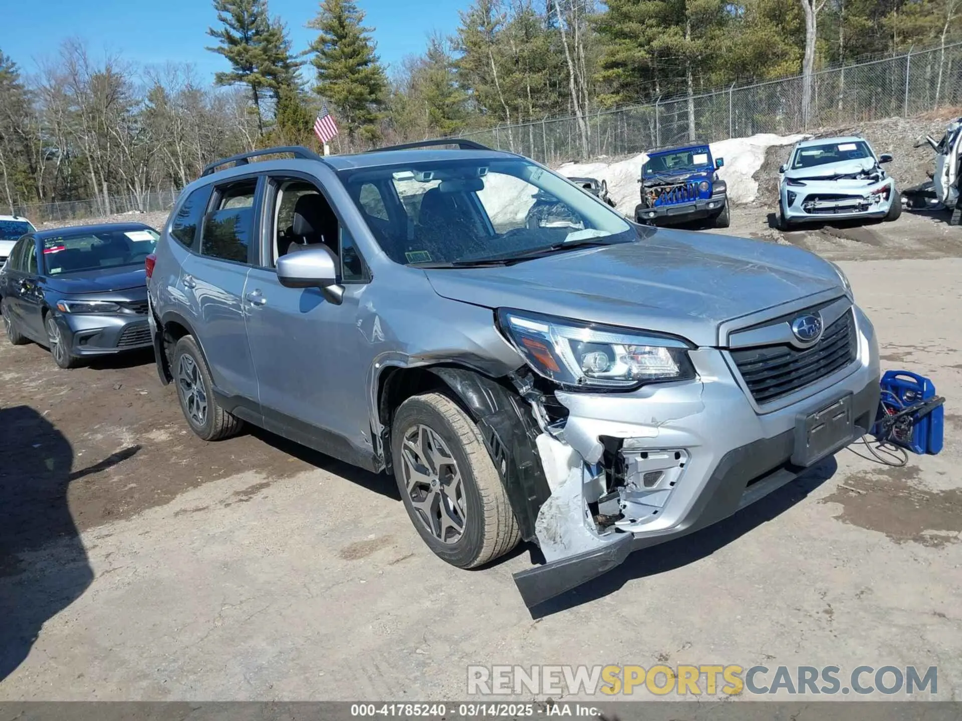 6 Photograph of a damaged car JF2SKAGC7KH494081 SUBARU FORESTER 2019