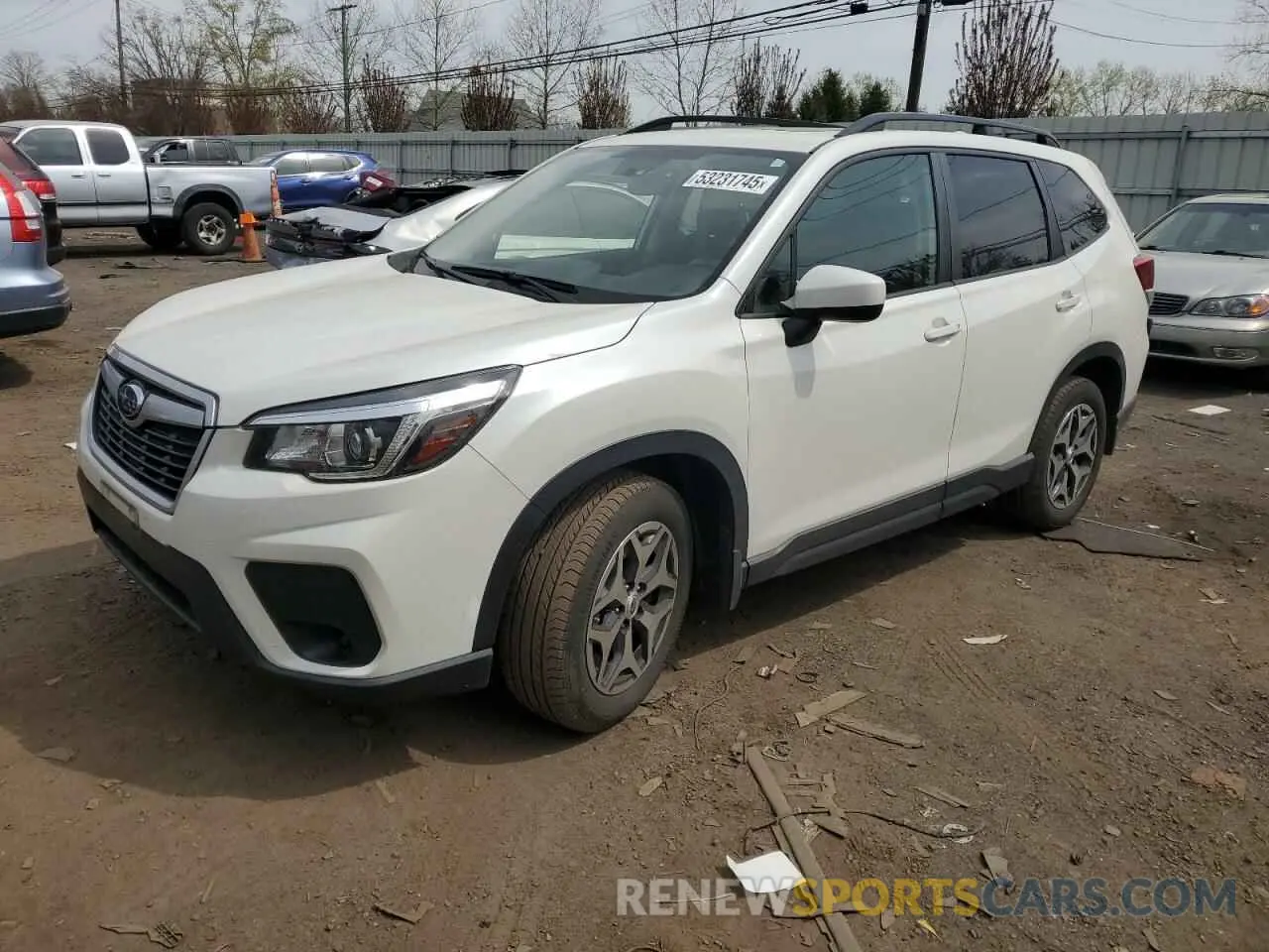 1 Photograph of a damaged car JF2SKAGC9KH429054 SUBARU FORESTER 2019