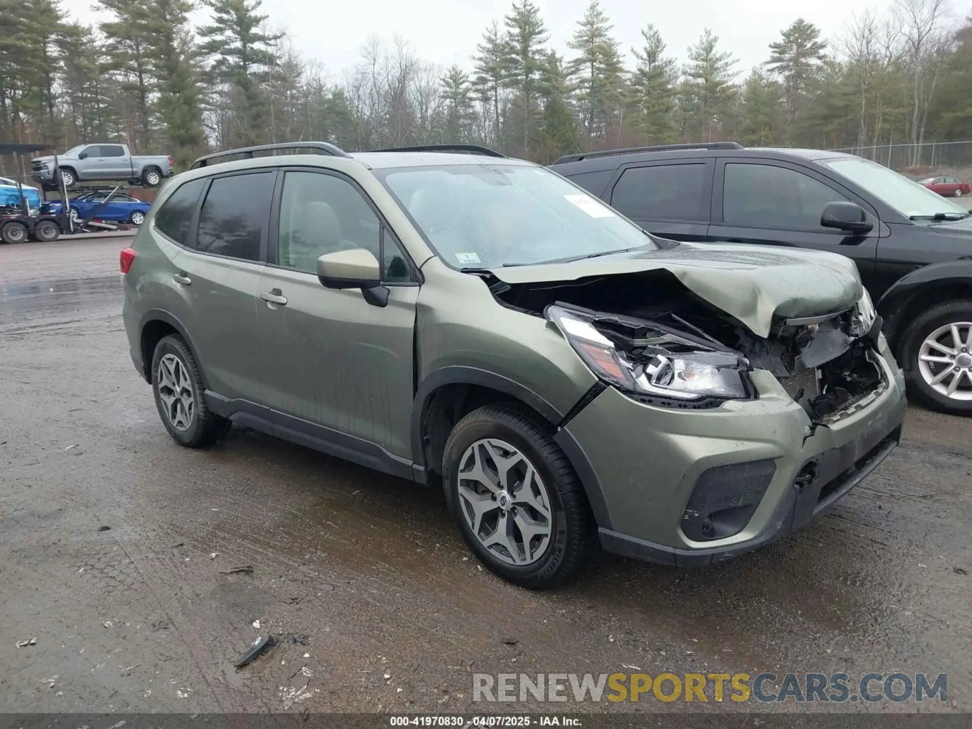 1 Photograph of a damaged car JF2SKAGC9KH488279 SUBARU FORESTER 2019