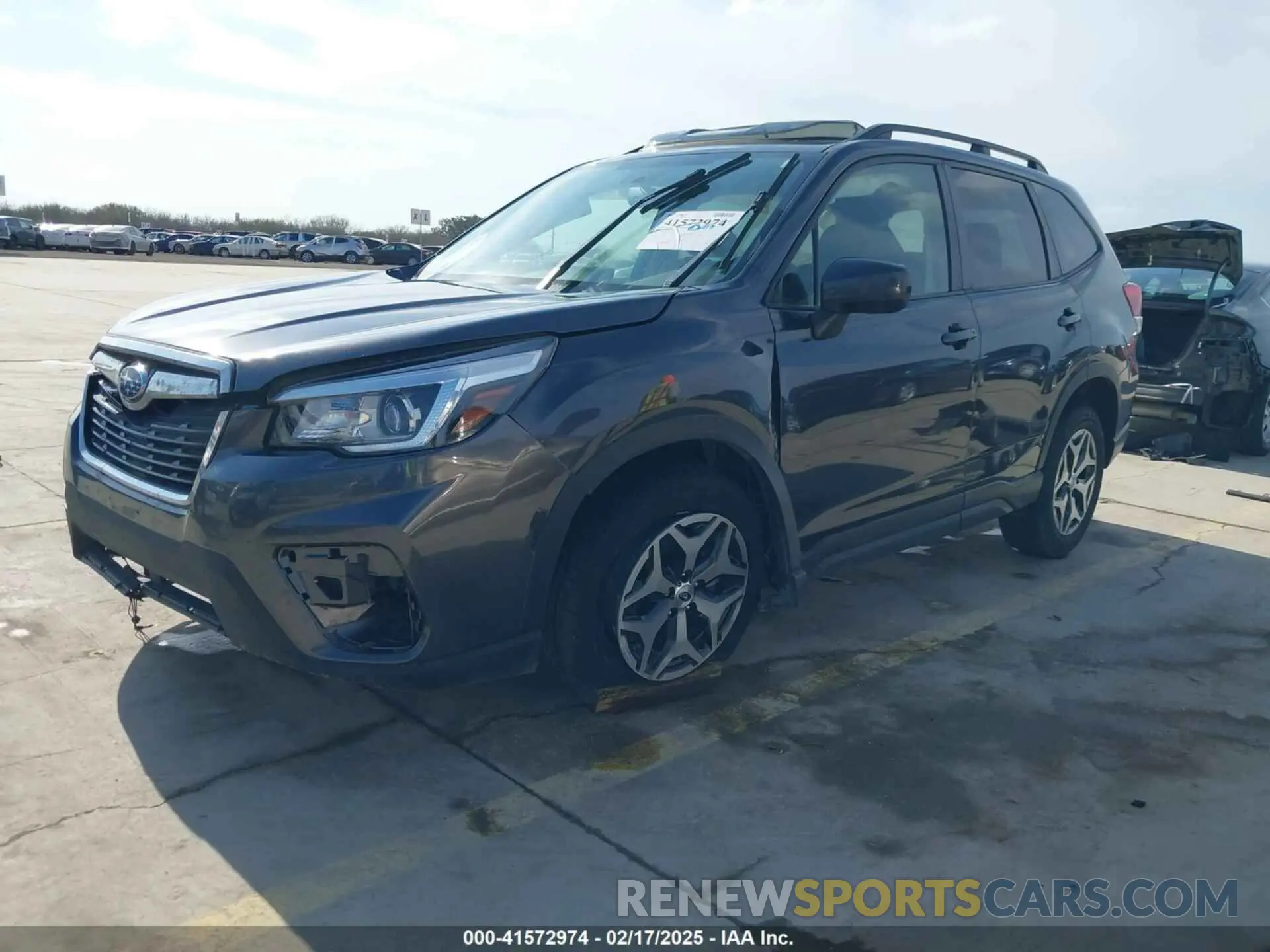 2 Photograph of a damaged car JF2SKAGCXKH486072 SUBARU FORESTER 2019