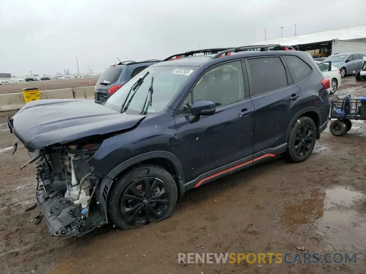 1 Photograph of a damaged car JF2SKAJC3KH536299 SUBARU FORESTER 2019