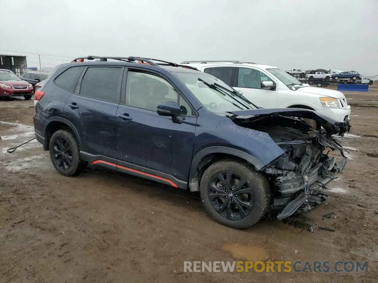 4 Photograph of a damaged car JF2SKAJC3KH536299 SUBARU FORESTER 2019