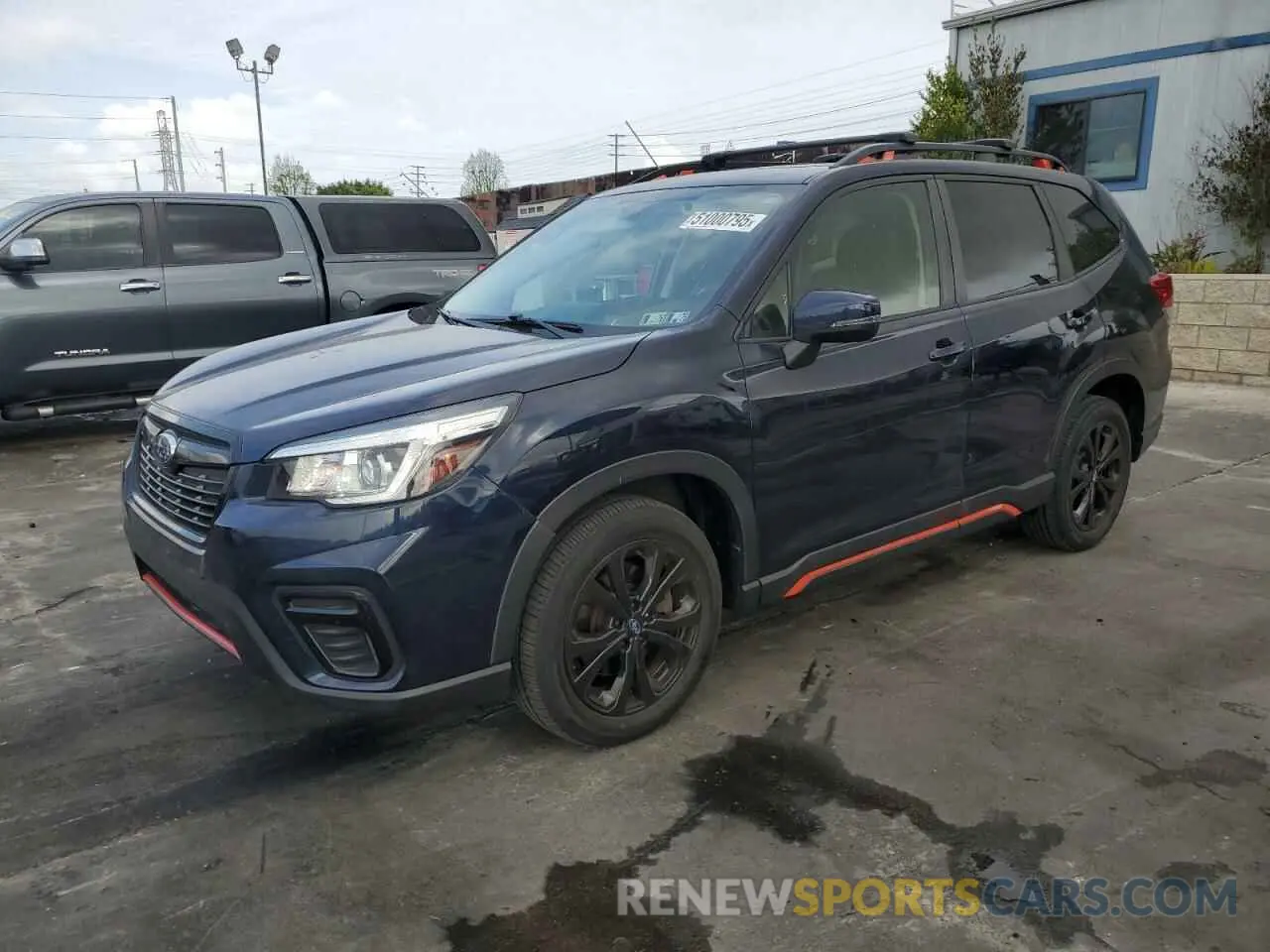 1 Photograph of a damaged car JF2SKAJC8KH507297 SUBARU FORESTER 2019
