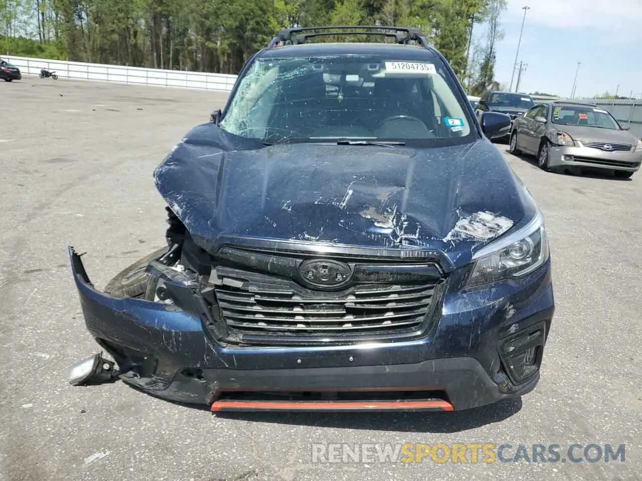 5 Photograph of a damaged car JF2SKAJCXKH489403 SUBARU FORESTER 2019