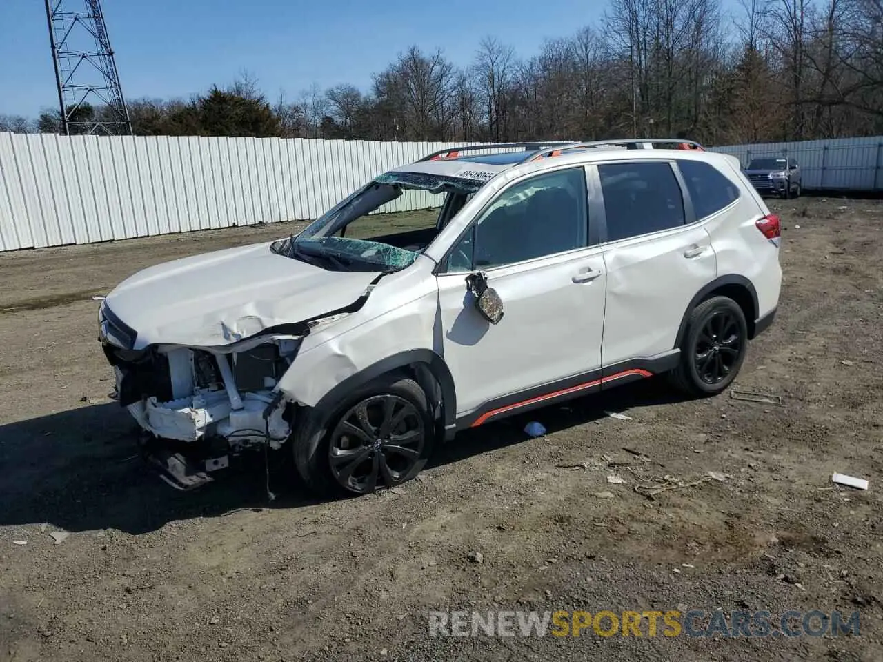 1 Photograph of a damaged car JF2SKAKC1KH445742 SUBARU FORESTER 2019