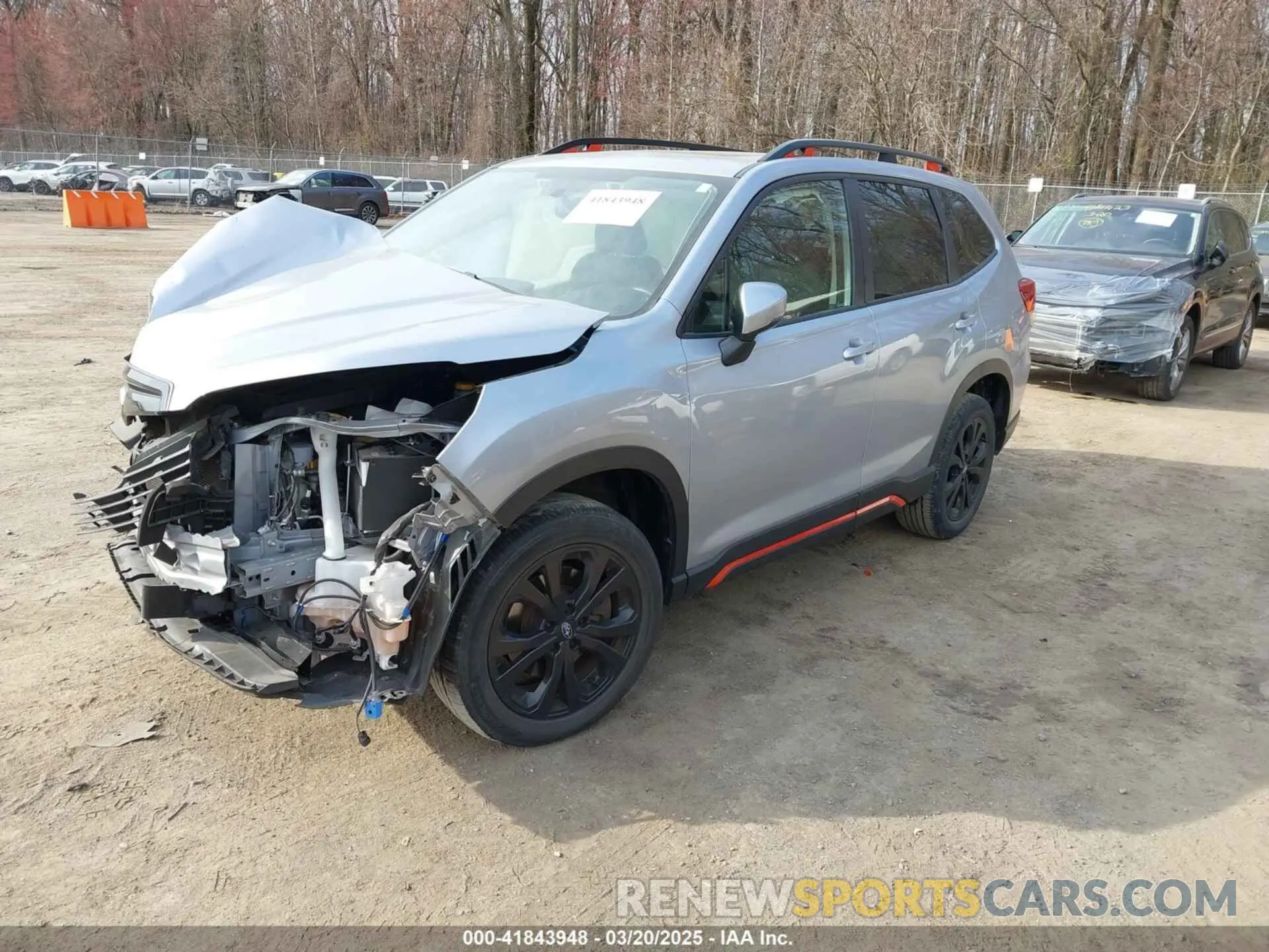 2 Photograph of a damaged car JF2SKAKC1KH534078 SUBARU FORESTER 2019